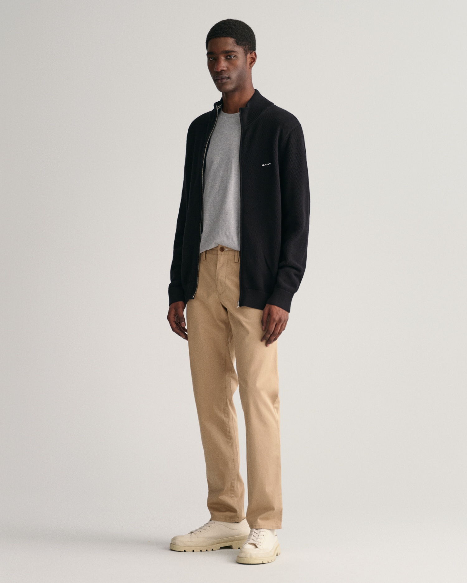 Gant Chinohose »SLIM TWILL CHINOS«, mit gefütterten Seitentaschen