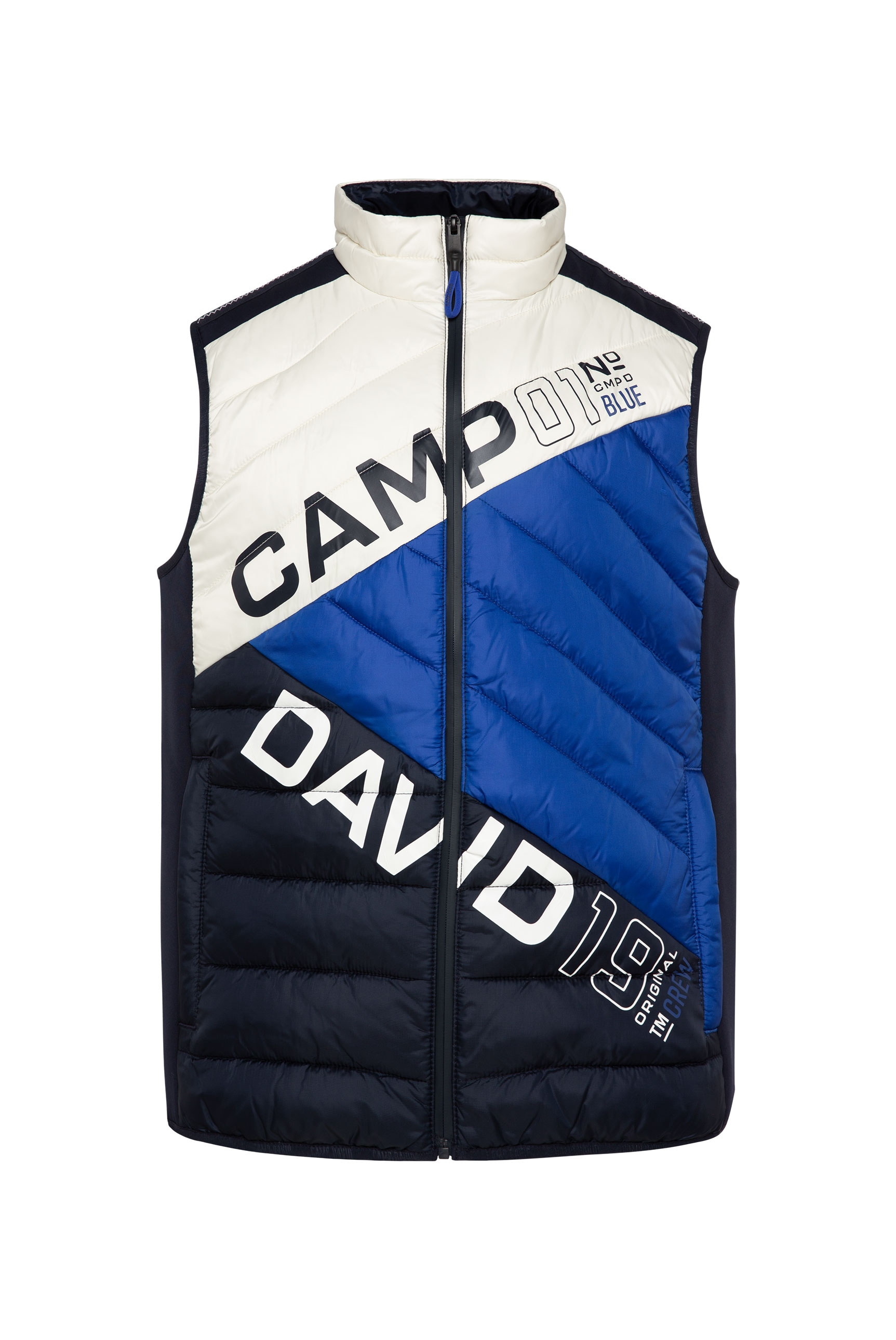 CAMP DAVID Steppweste, mit Colour-Blocking