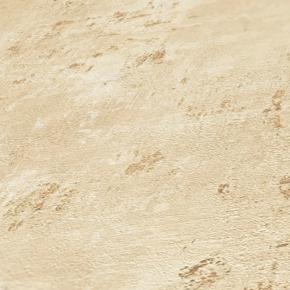 living walls Vliestapete »Stories of Life Vliestapete Metallic Betonoptik Beige Gold« Metall-Effekte | gemustert | metallic strukturiert glänzende Tapete für Küchen und Esszimmer Tapeten Wohnzimmer modern