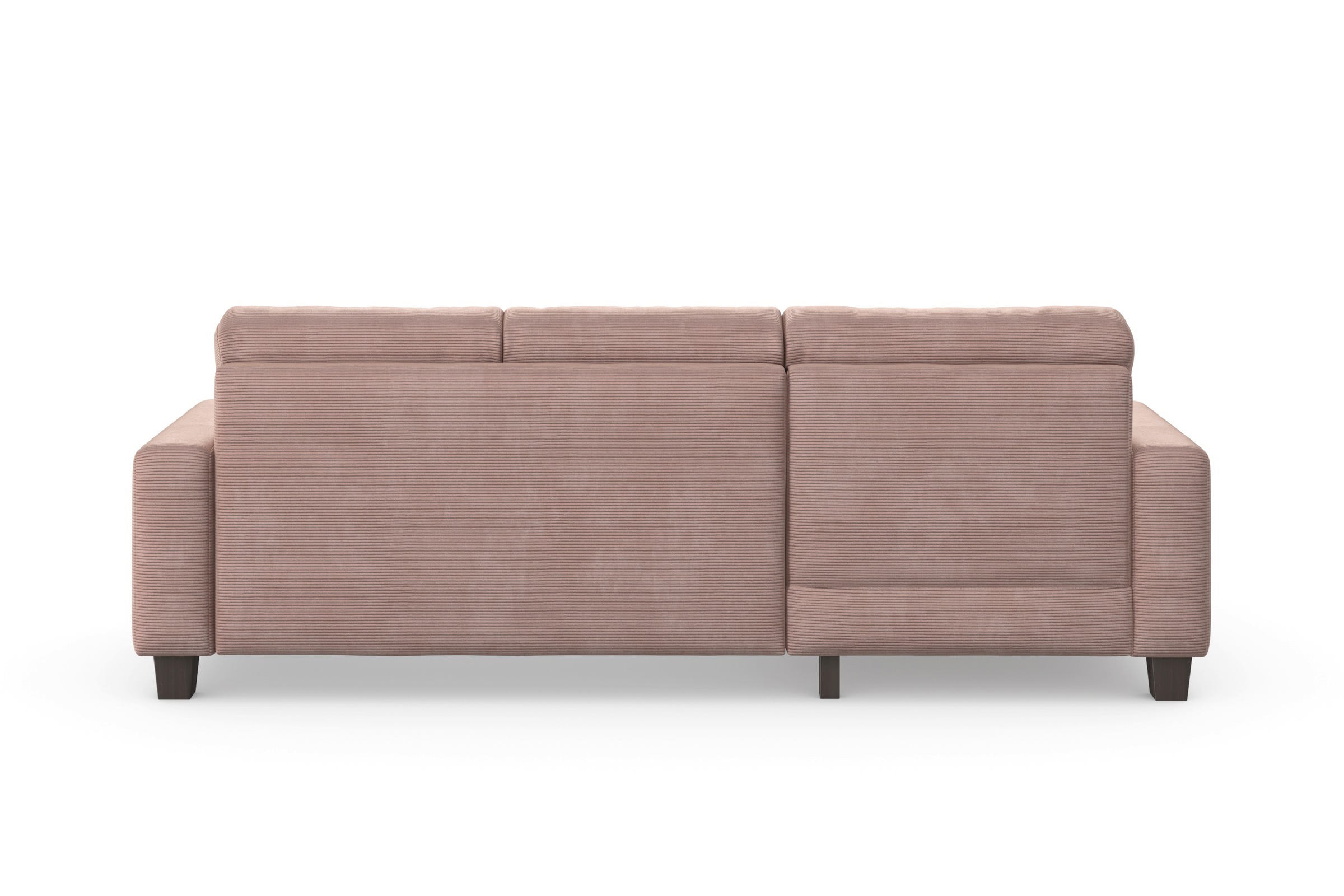 Home affaire Ecksofa »Summer L-Form«, mit Recamiere, mit oder ohne Bettfunktion und Bettkasten, Cord-Bezug