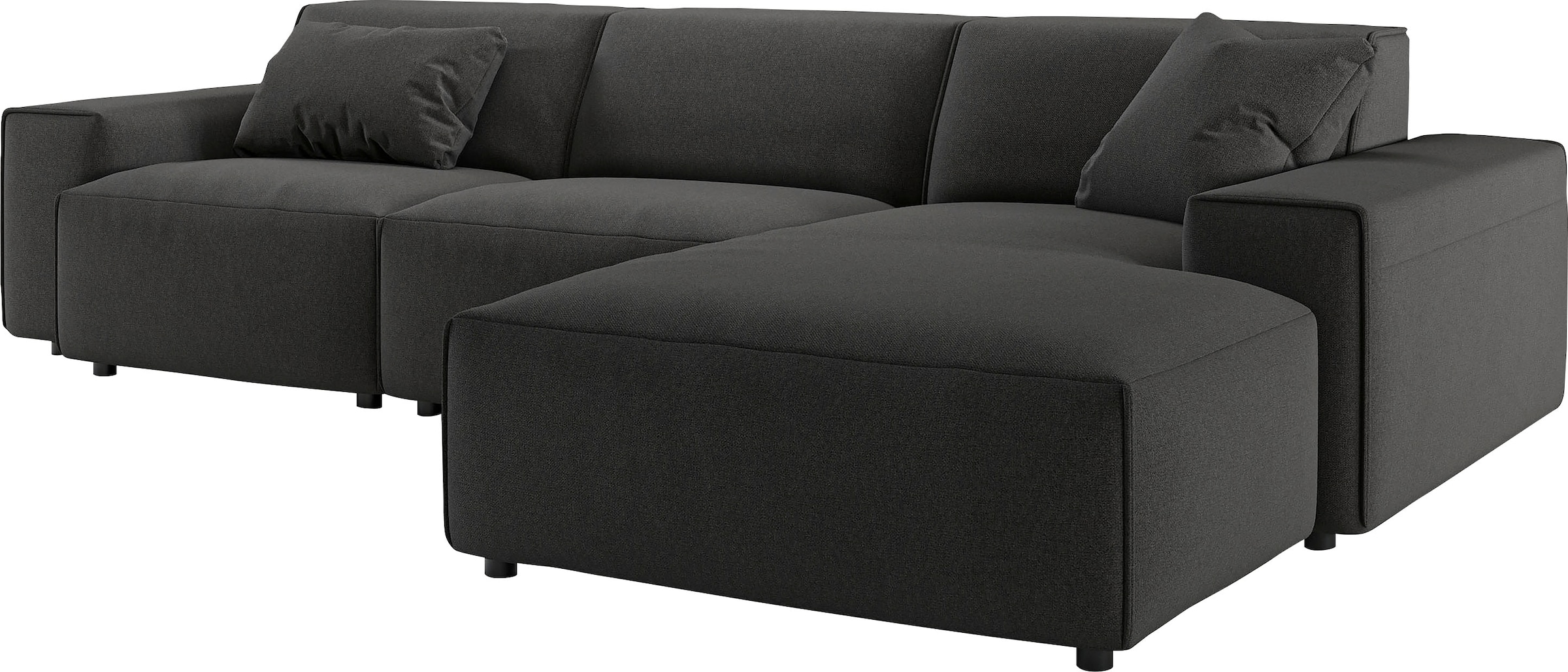 andas Ecksofa »Glimminge auch in Breitcord, Feincord, Bouclé + Easy care-Bezug«, L-Form, Breite 294, Zierkissen