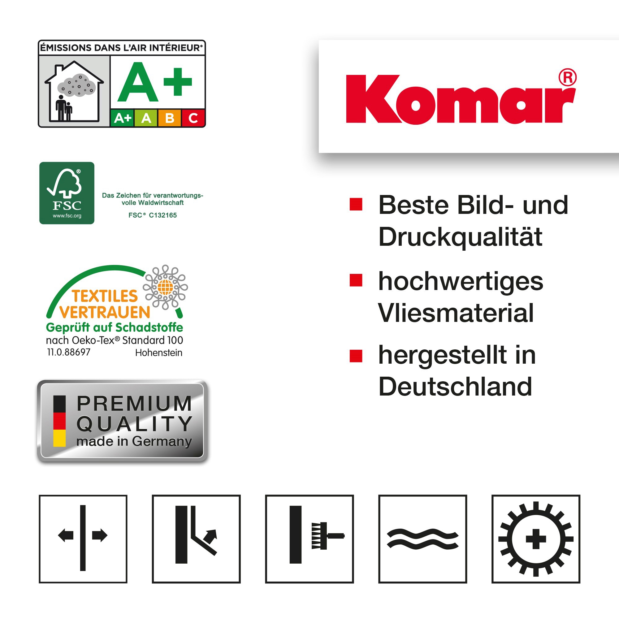 Komar Vliestapete »Digitaldruck Vlies - Noble Trees - Größe 200 x 250 cm«, bedruckt, Wohnzimmer, Schlafzimmer