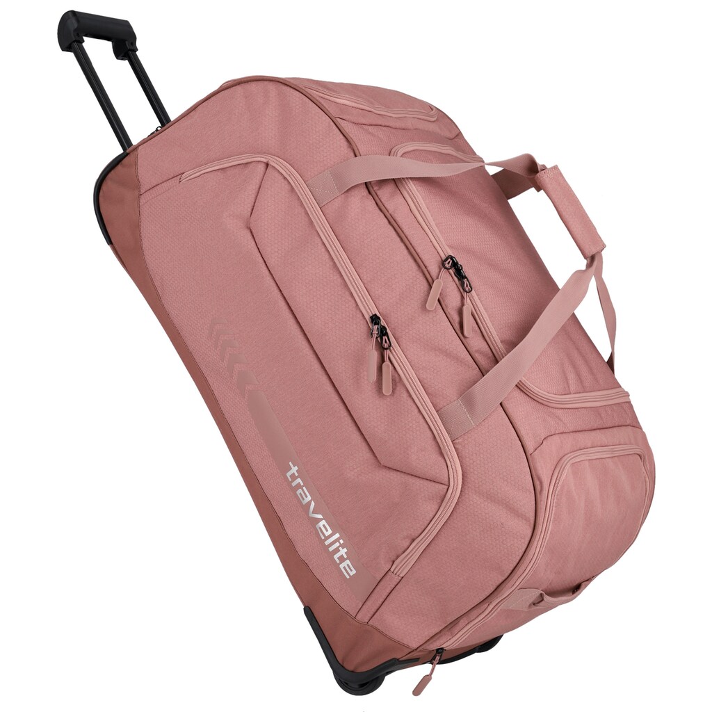 travelite Reisetasche »Kick Off XL, 77 cm«, Duffle Bag Reisegepäck Sporttasche Reisebag mit Trolleyfunktion