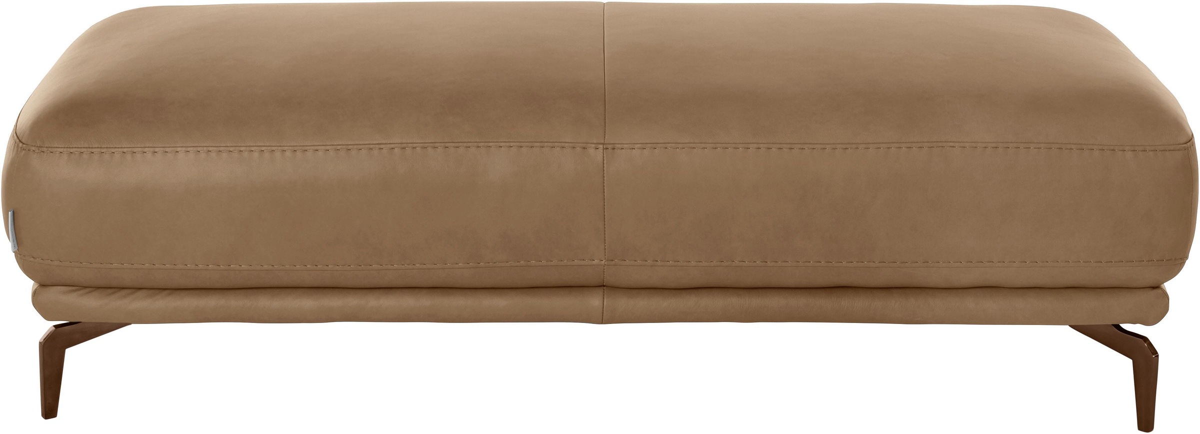 W.SCHILLIG Hocker »montanaa«, mit Metallfüßen in Bronze pulverbeschichtet, Breite 141 cm