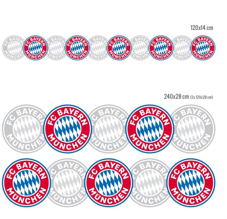 Wall-Art Wandtattoo »FC Bayern München Bordüre«, (1 St.) bestellen im OTTO  Online Shop