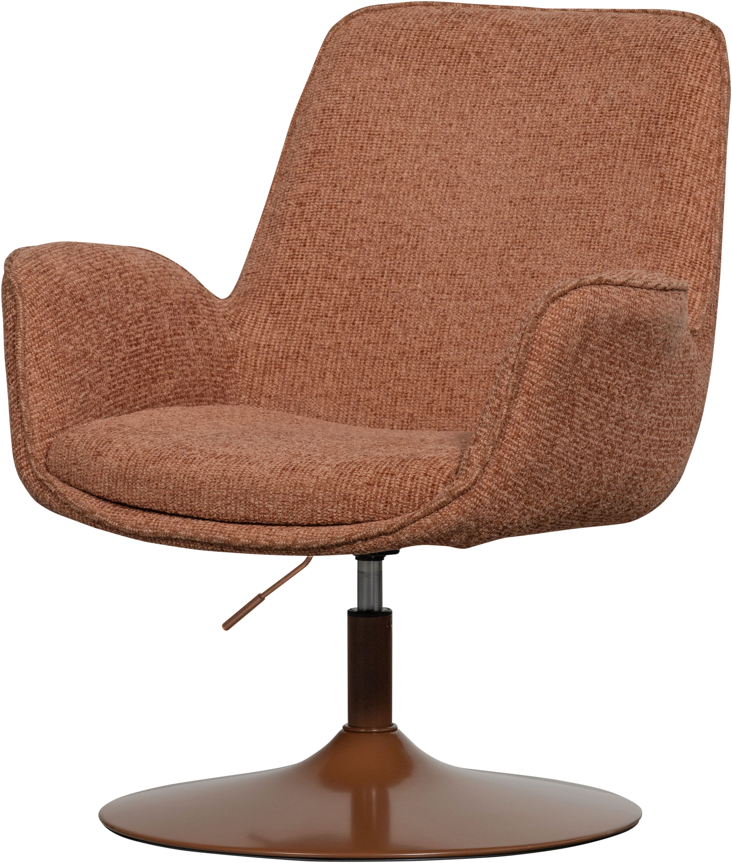 WOOOD Drehsessel »Marten mit Nova-Gewebtem Bezug höhenverstellbar B 79 x T 76 x H 91 cm« Tragkraft 120 kg, Sehr hohe Verschleißfestigkeit, Armlehnen integriert