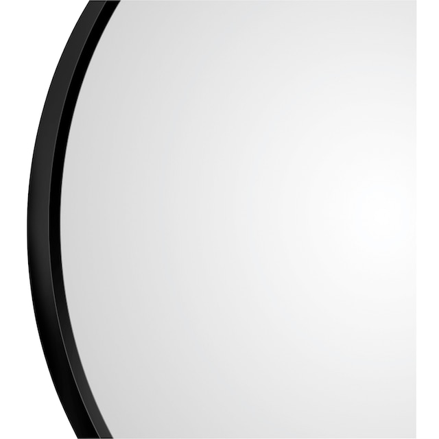 Talos LED-Lichtspiegel, rund, mit indirekter LED Beleuchtung in schwarz  matt Ø 60 cm bei OTTO