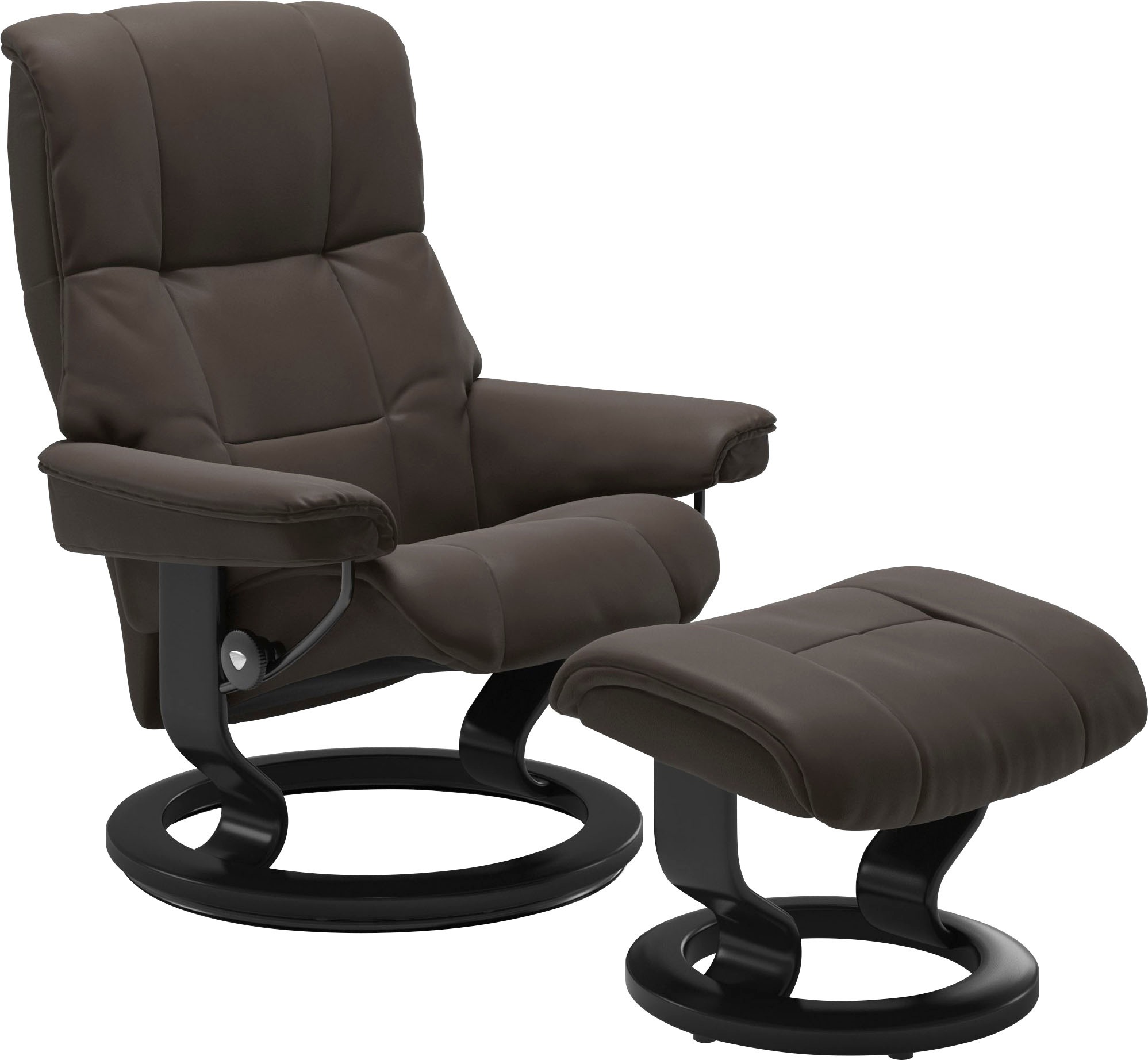 Stressless® Relaxsessel »Mayfair«, mit Hocker, mit Classic Base, Größe S, M & L, Gestell Schwarz