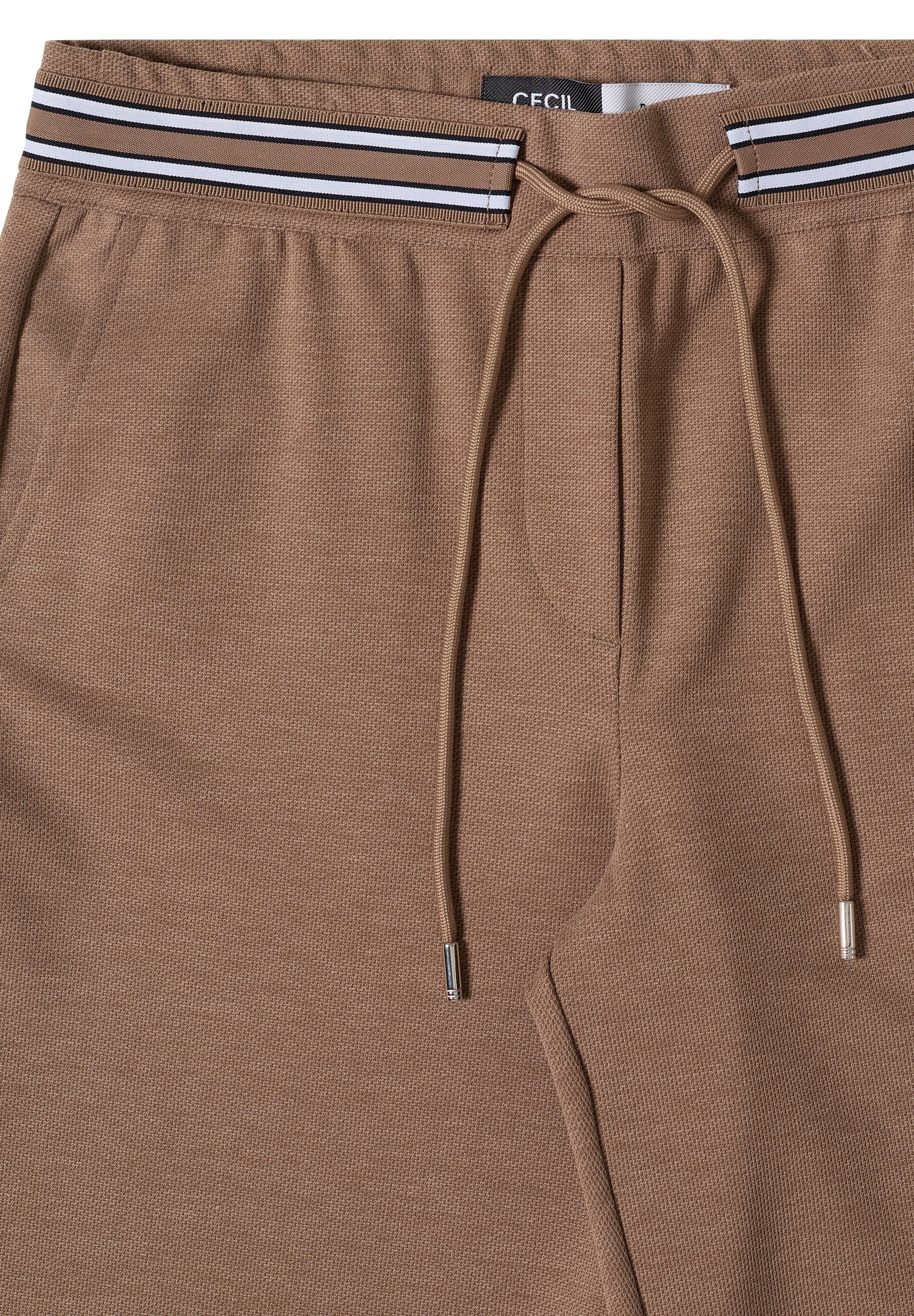 Cecil Stoffhose »Style Neele«  Jaquard-Qualität, Elastikbund mit Kontrastdetails