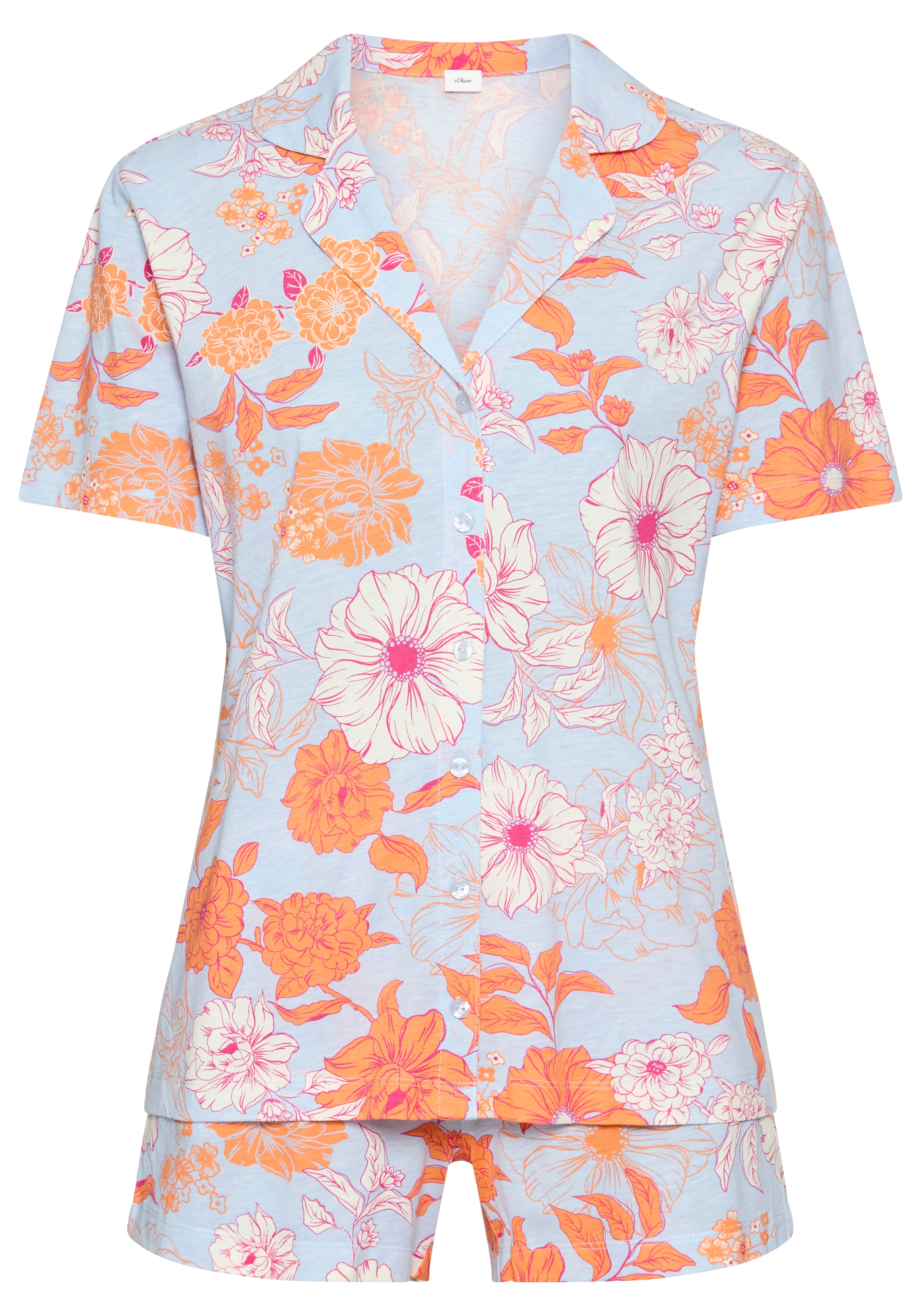 s.Oliver Shorty Set, 2 mit Blumen-Muster