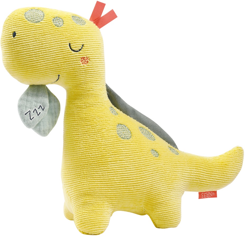 Fehn Kuscheltier »Happy Dino«, mit „Glow-in-the-dark“-Bestickung & Nachtlicht-Modul