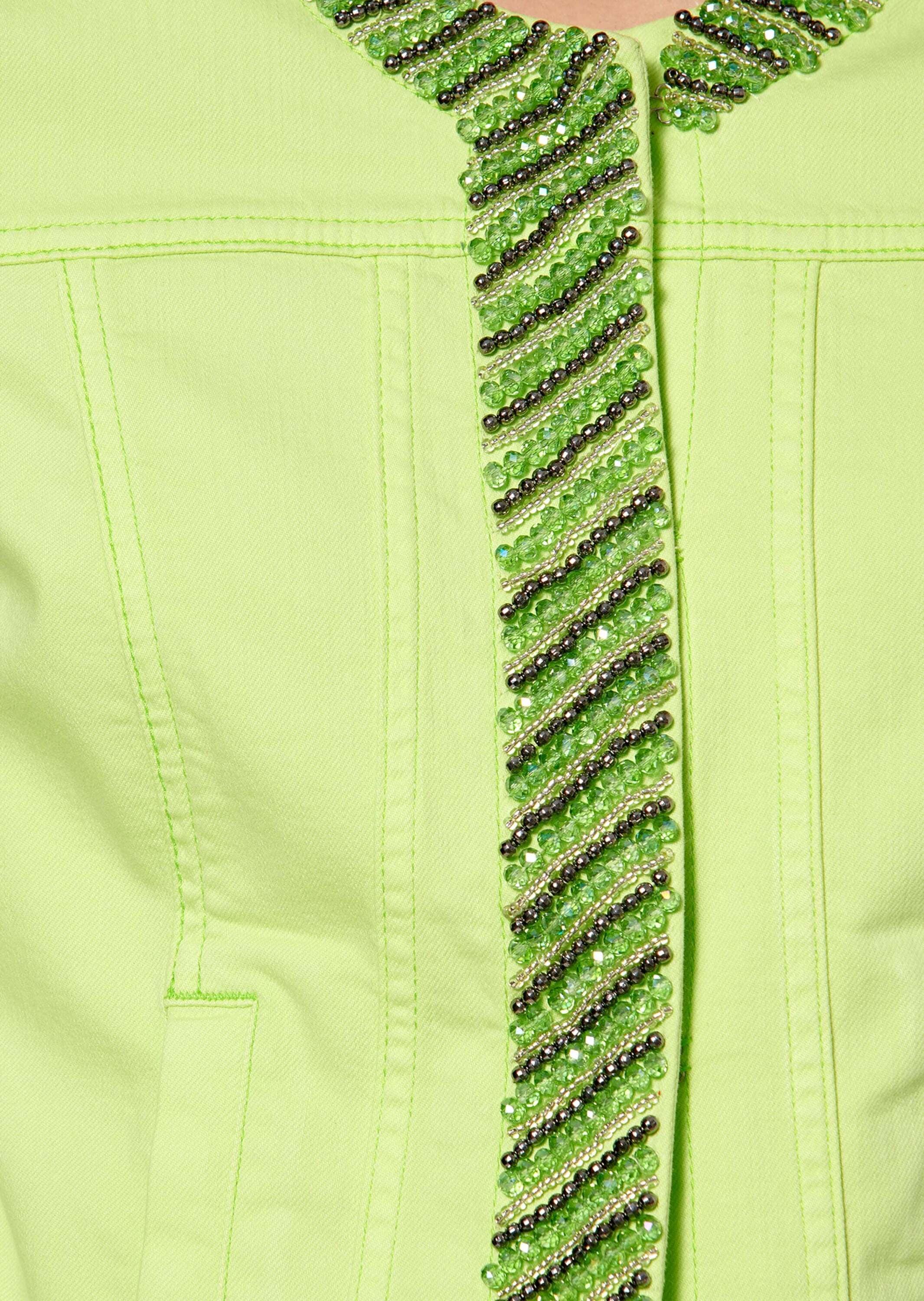 MADELEINE Jeansjacke »Jeansjacke Jeansjacke mit Schmucksteinen«
