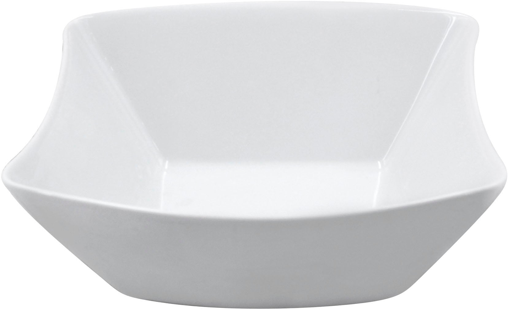 Retsch Arzberg Schale »SANDY« 6 Stk. aus Porzellan 15x13cm, vielseitig verwendbar, ungewöhnliche Form, klassisches Weiß