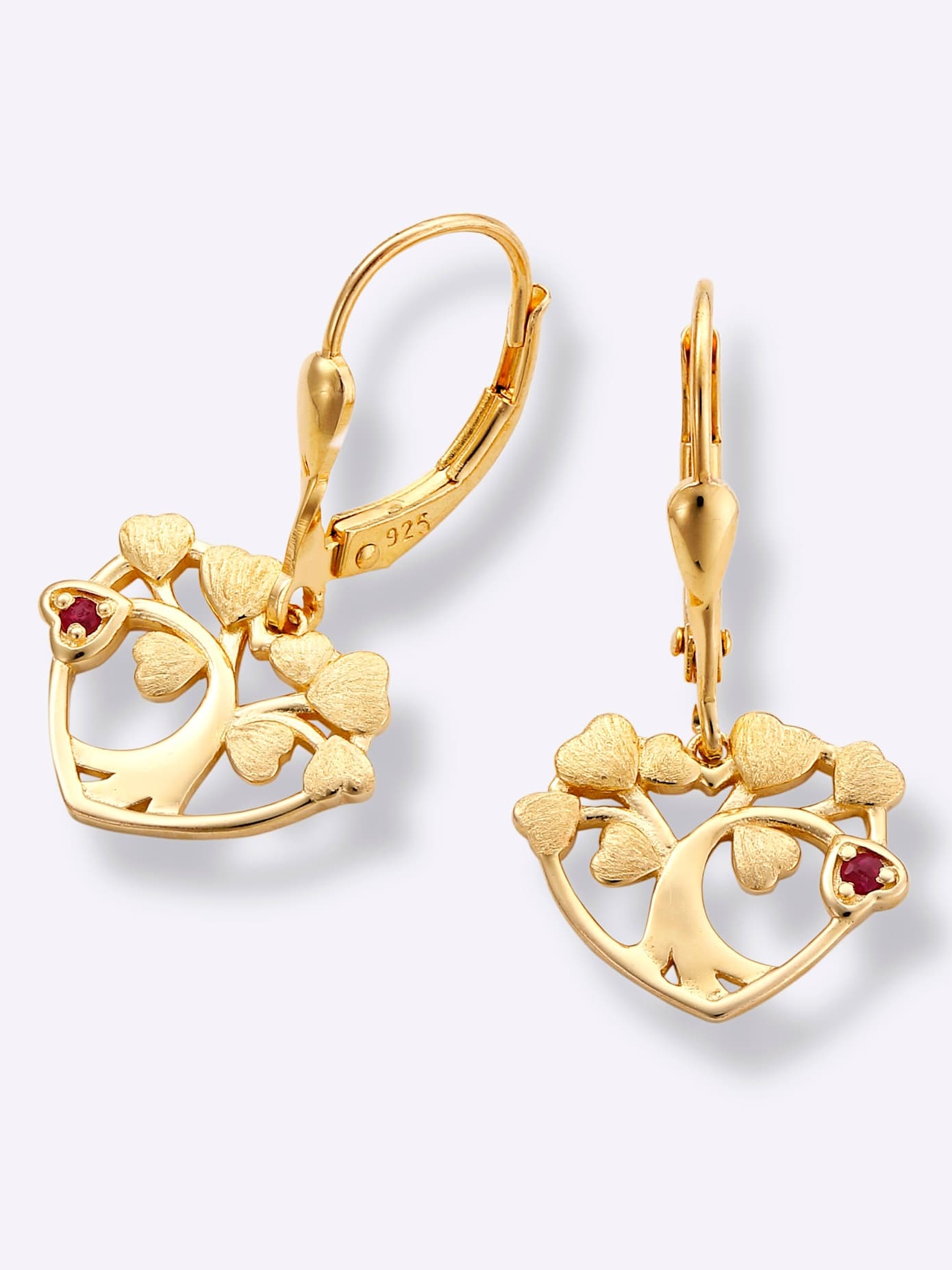 Lady Damen Paar Ohrhänger in silberfarben