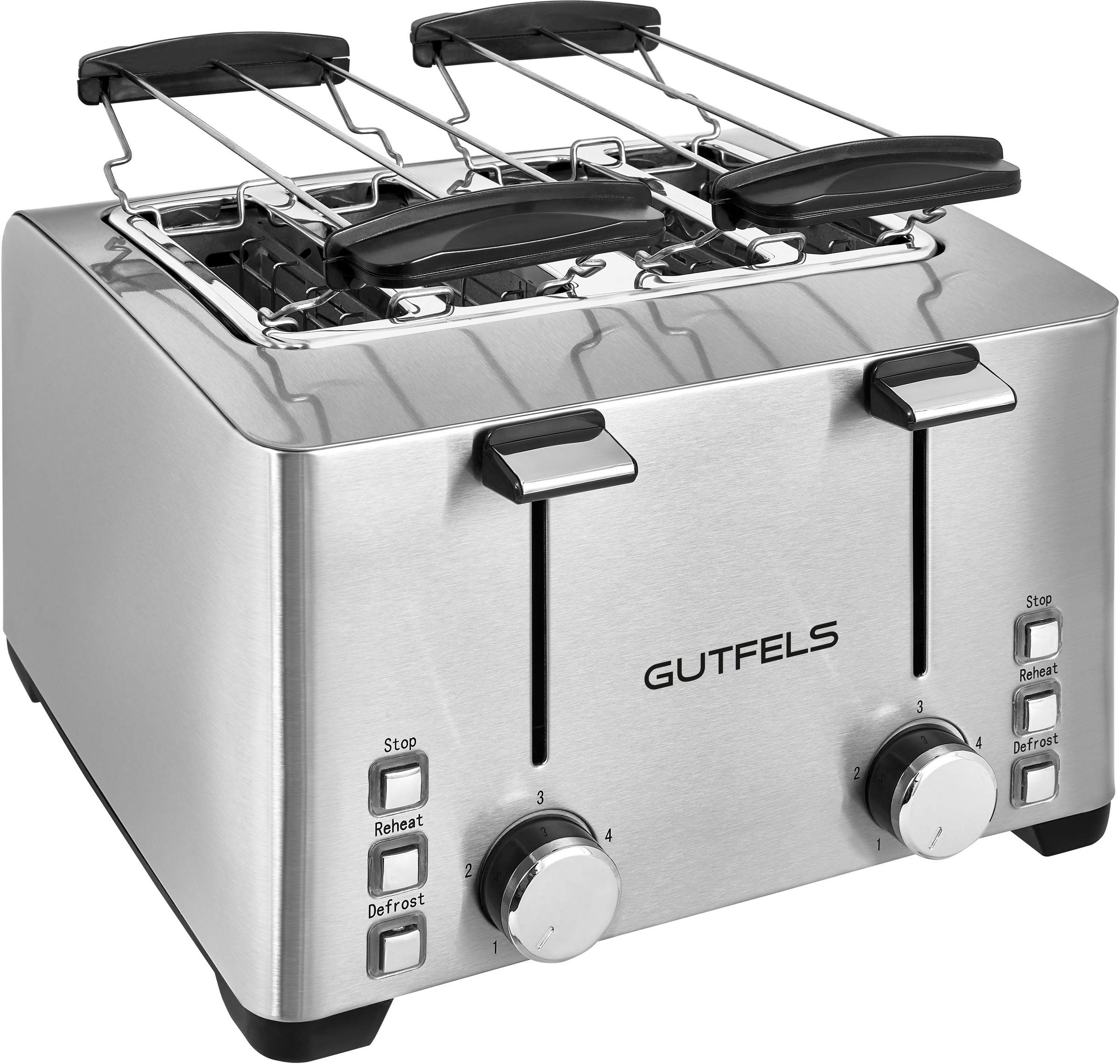 Gutfels Toaster »TA 8301 isw«, 4 kurze Schlitze, für 4 Scheiben, 1500 W