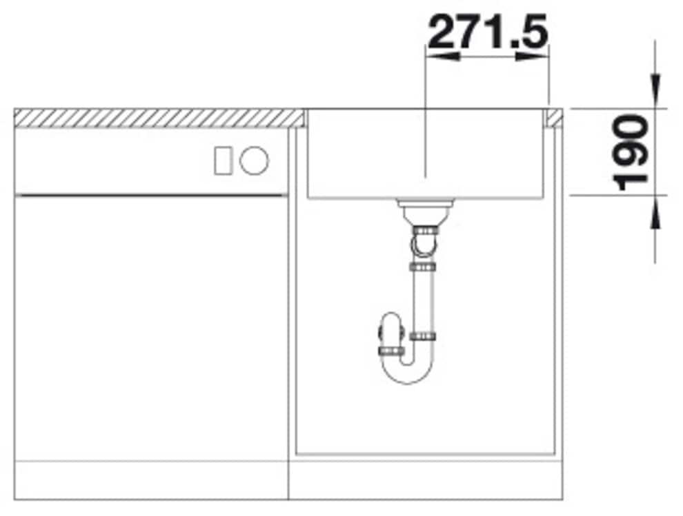 Blanco Granitspüle »SUBLINE 500-IF SteelFrame«, erhältlich in mehreren Farben
