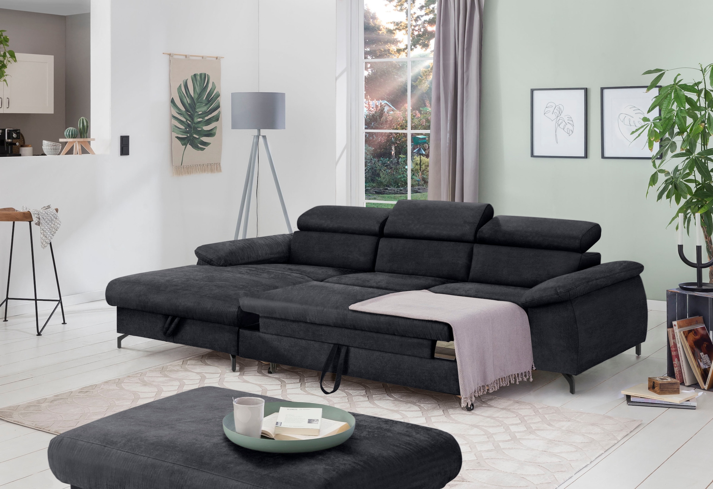 COTTA Ecksofa »Kitty L-Form«, Modern, L-Form, Bodenfreiheit 12,5 cm