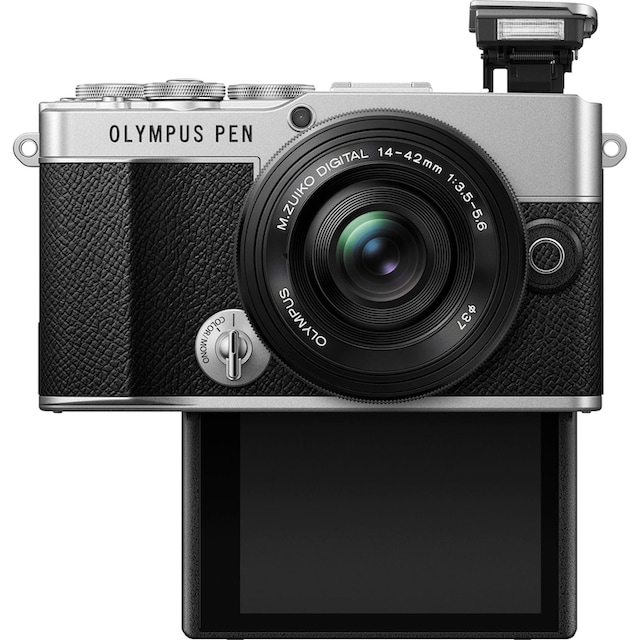 Olympus Systemkamera »E‑P7«, M. Zuiko Digital ED 14-42mm F3.5-5.6 EZ  Pancake, 20,3 MP, 3 fachx opt. Zoom, WLAN-Bluetooth jetzt im OTTO Online  Shop