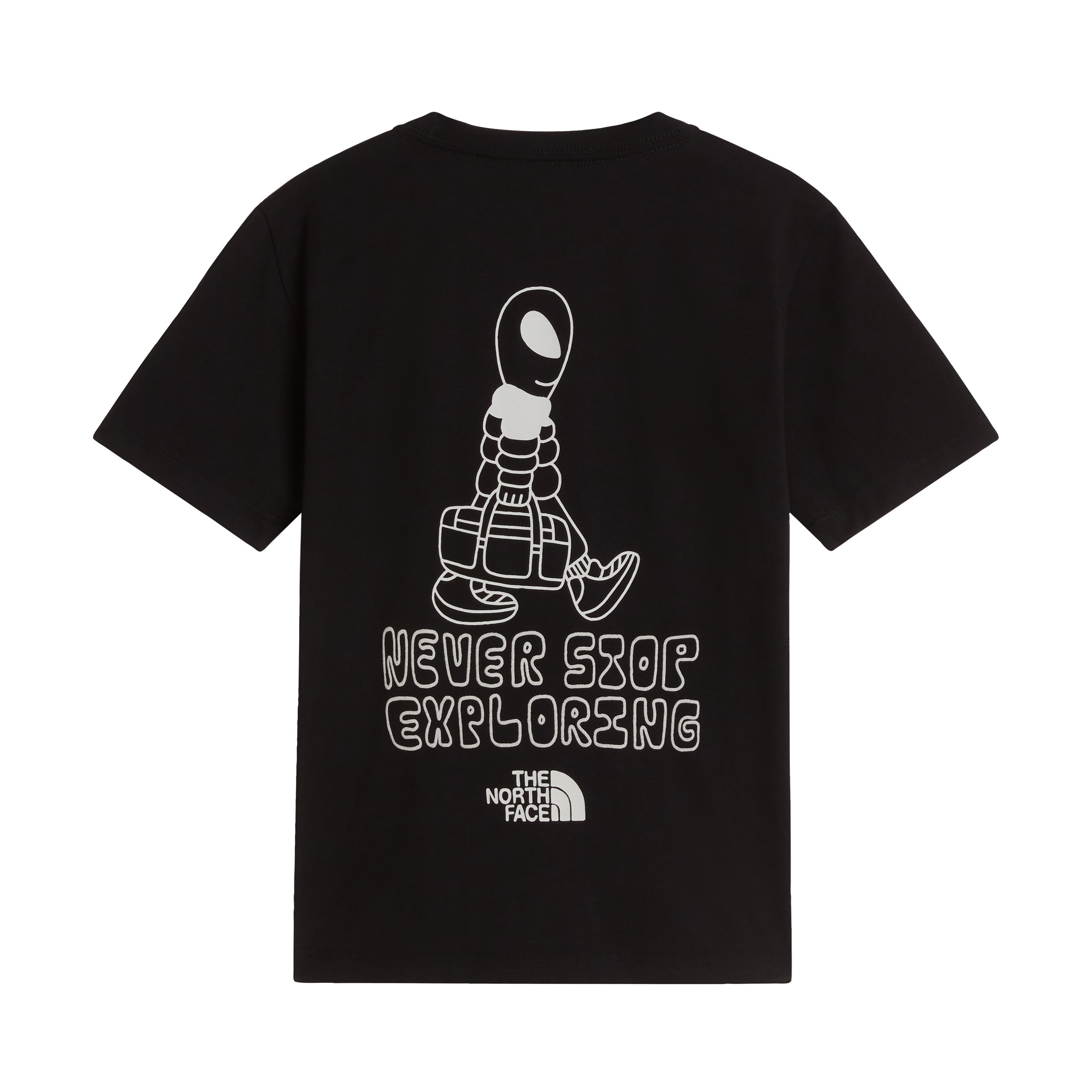 The North Face T-Shirt »TEEN ALIEN RELAXED SS TEE - GRAPHIC« für Jugendliche, mit sportlichem Stil, Kurzarmdesign