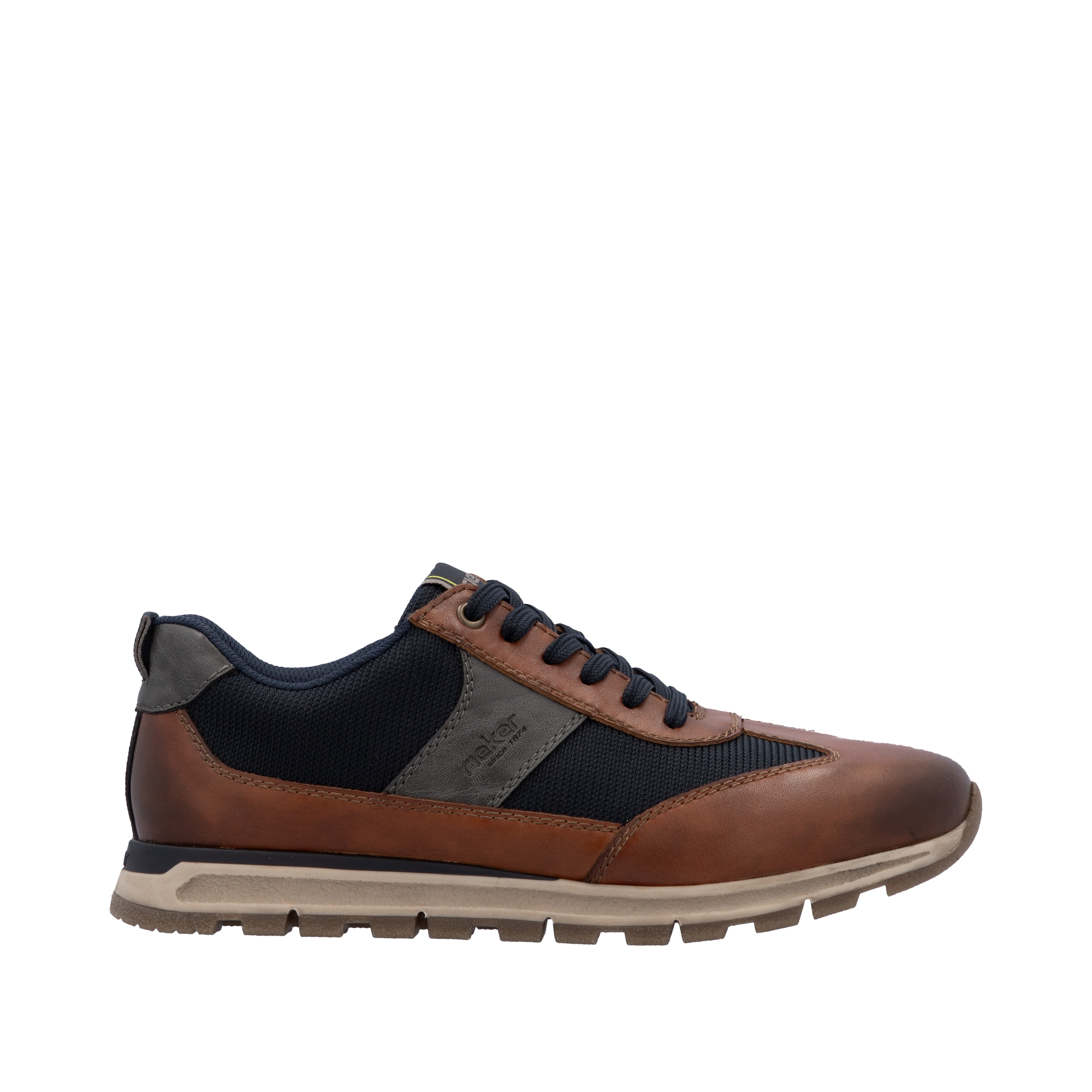 Rieker Sneaker  Schnürschuh, Halbschuh, Casual-Sneaker mit gep. Schaftrand