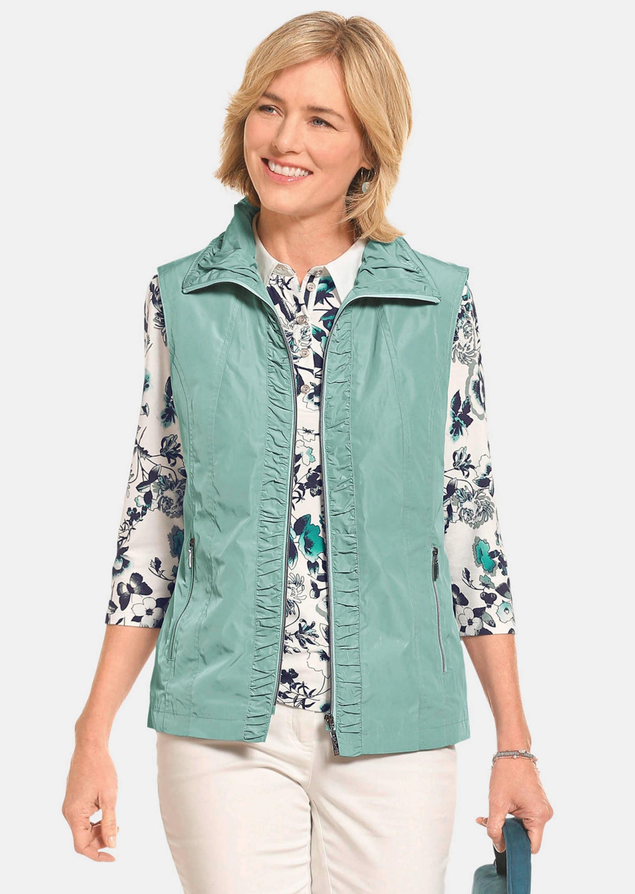 GOLDNER Kurzweste »Leichte Weste mit edlem Schimmer«