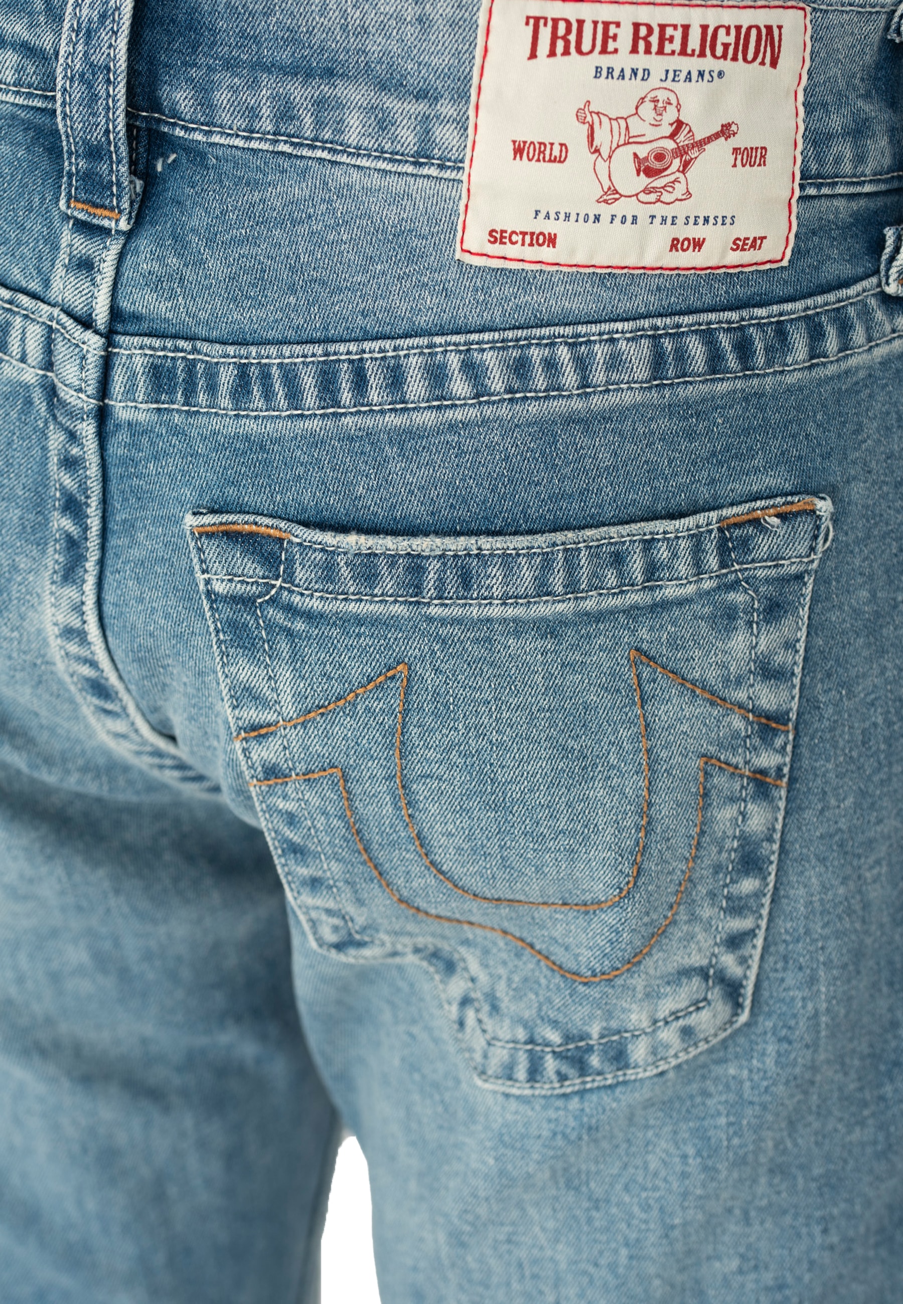 True Religion Tapered-fit-Jeans »GENO SN NO FLAP 32 IN« Baumwollmischung, relaxed fit