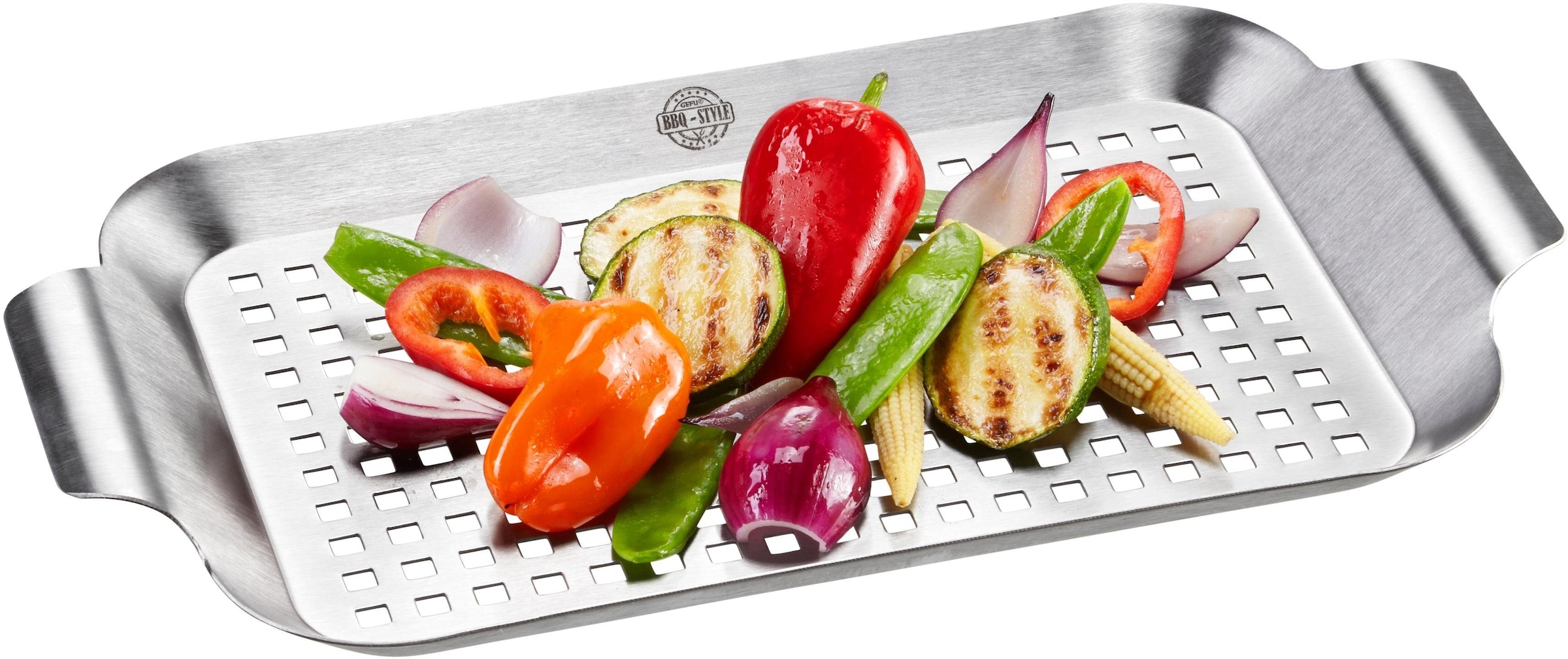 GEFU Grillpfanne "BBQ" Edelstahl 1 Stk. tlg.