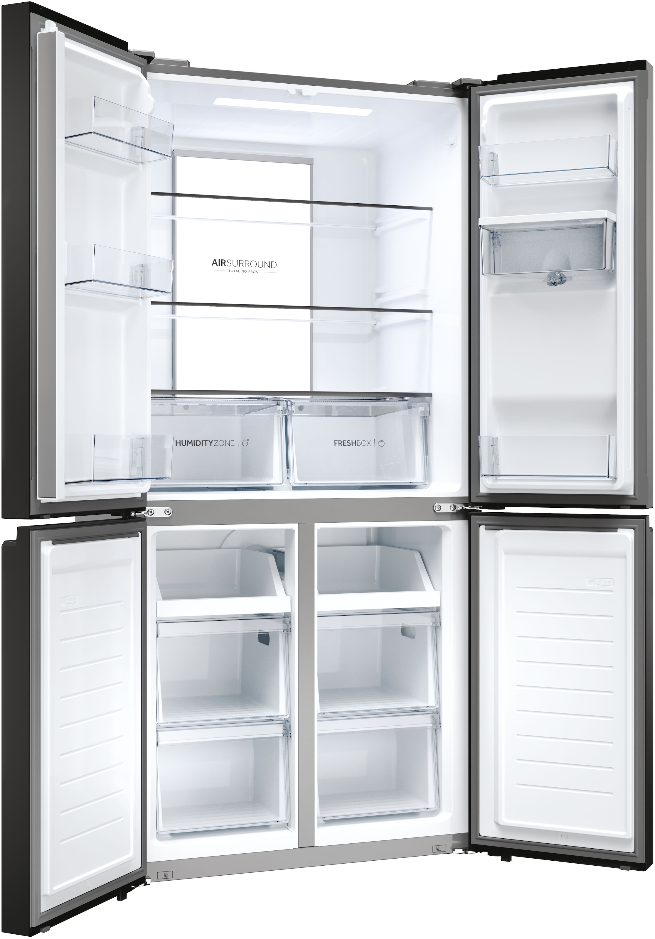 Haier Multi Door »HCR7818DWPT«, 182 cm hoch, 83 cm breit, Wasserdispenser, Humidity Zone