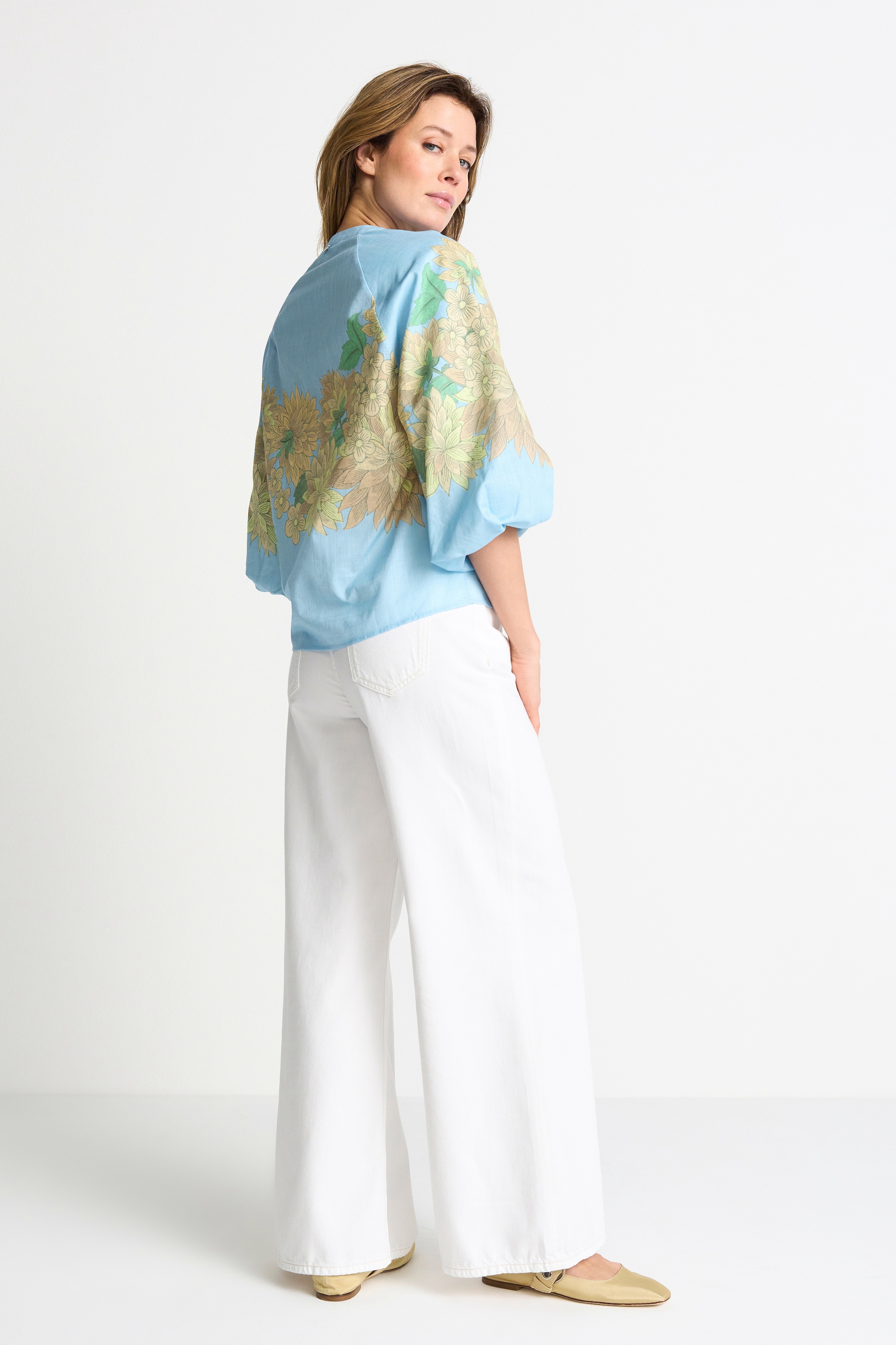 RICHROYAL Klassische Bluse Regular fit mit Blumenmuster