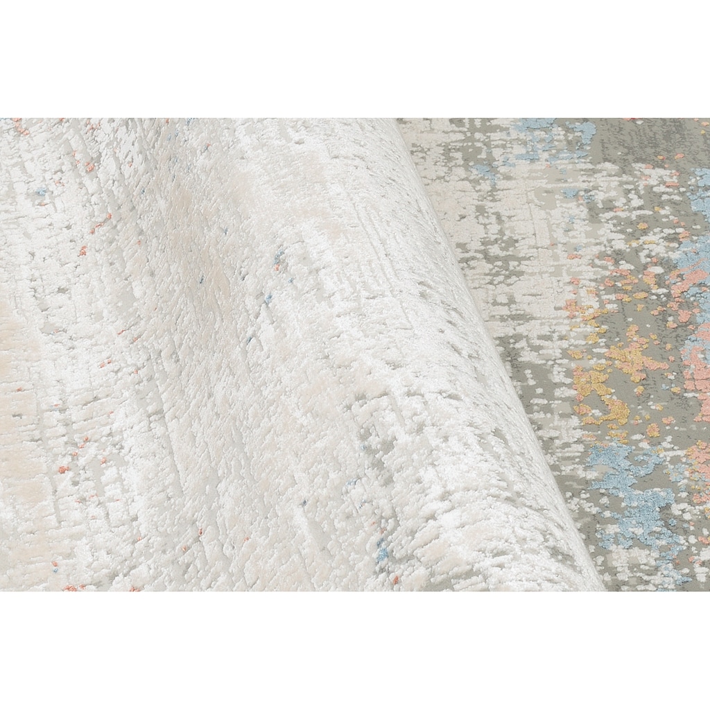 OCI DIE TEPPICHMARKE Teppich »ILLUMINATION LENOR«, rechteckig, Vintage Optik mit feinen Fransen, Wohnzimmer