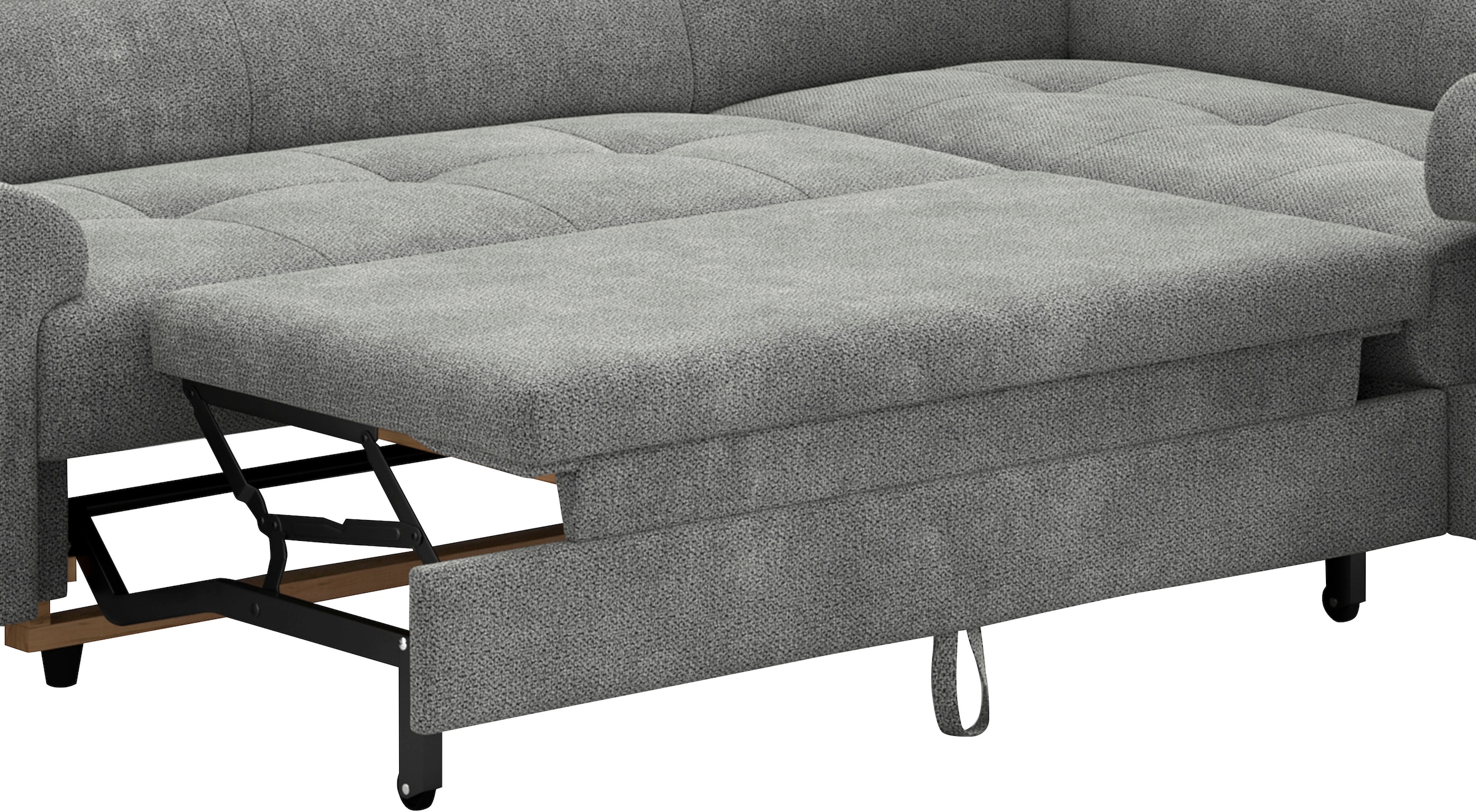 COTTA Ecksofa »Aura L-Form«, mit Schlaffunktion, Bettkasten und Kopfteilverstellung