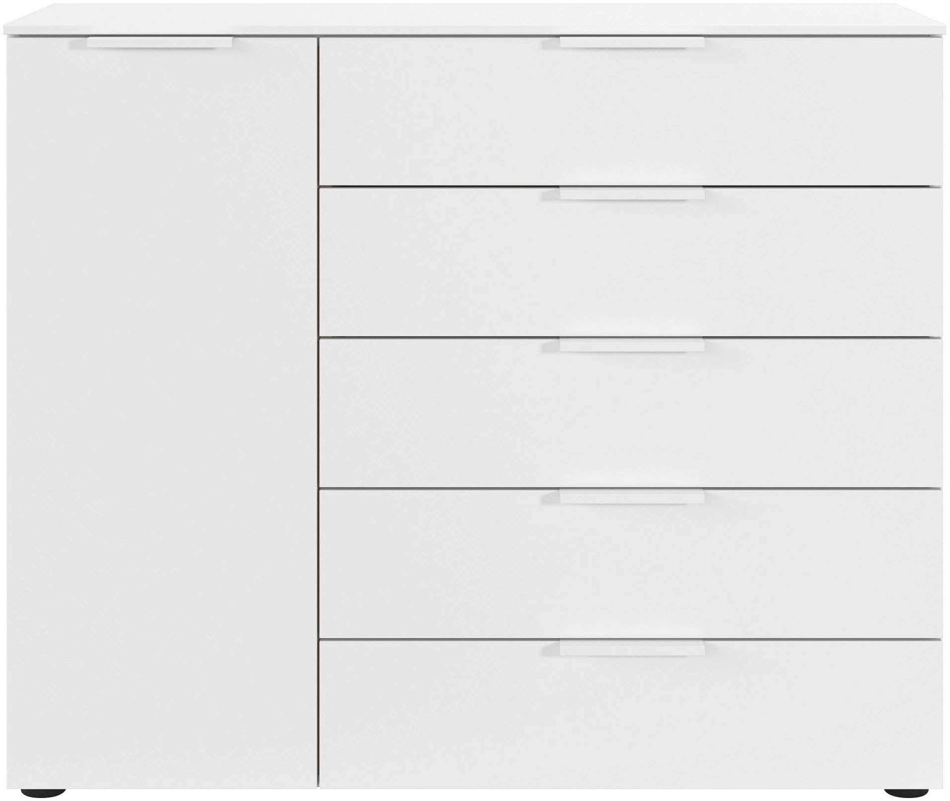 LeGer Home by Lena Gercke Kommode »Kommode Sideboard Schubladen Türenkommode SERINA eleganter Eyecatcher« inkl. SOFT-CLOSE-FUNKTION,  mit 5 Schubkästen und 1 Tür sowie Metallgriffen MADE IN GERMANY