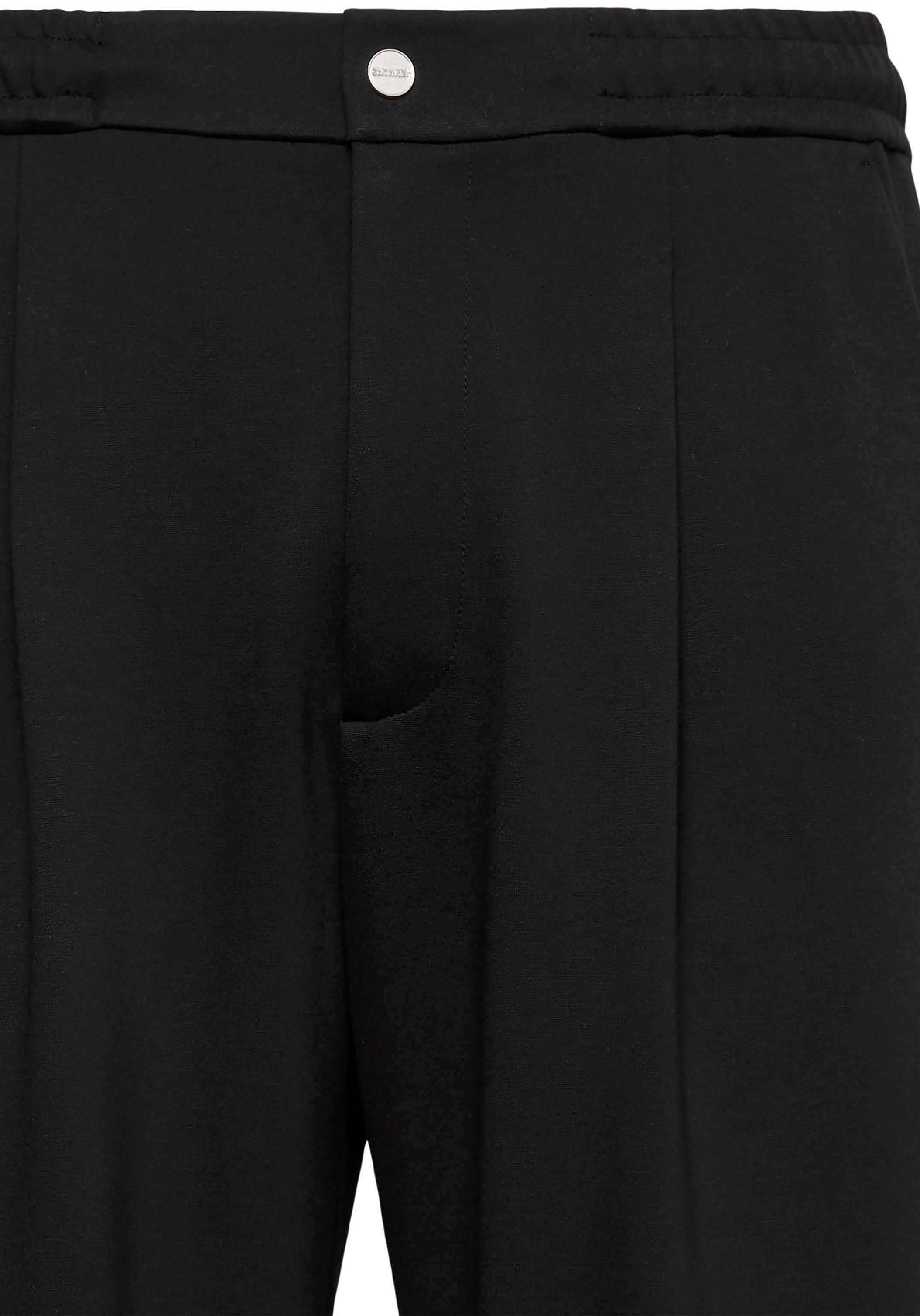 Calvin Klein Bundfaltenhose »TAPERED TECH KNIT PLEATED PANT«  Regular fit mit elastischem Bund
