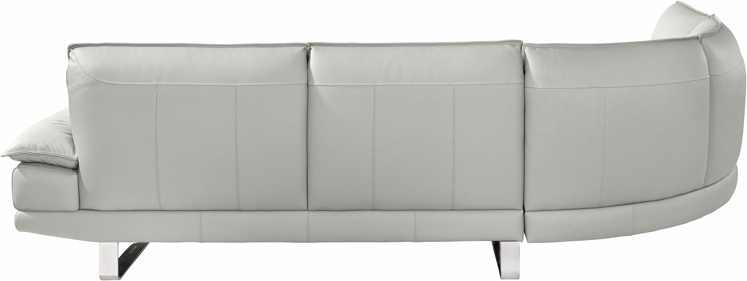 CALIA ITALIA Ecksofa »Dave, italienisches Designsofa mit erstklassigem Sitzkomfort, L-Form«, mit tollen Lederbezügen