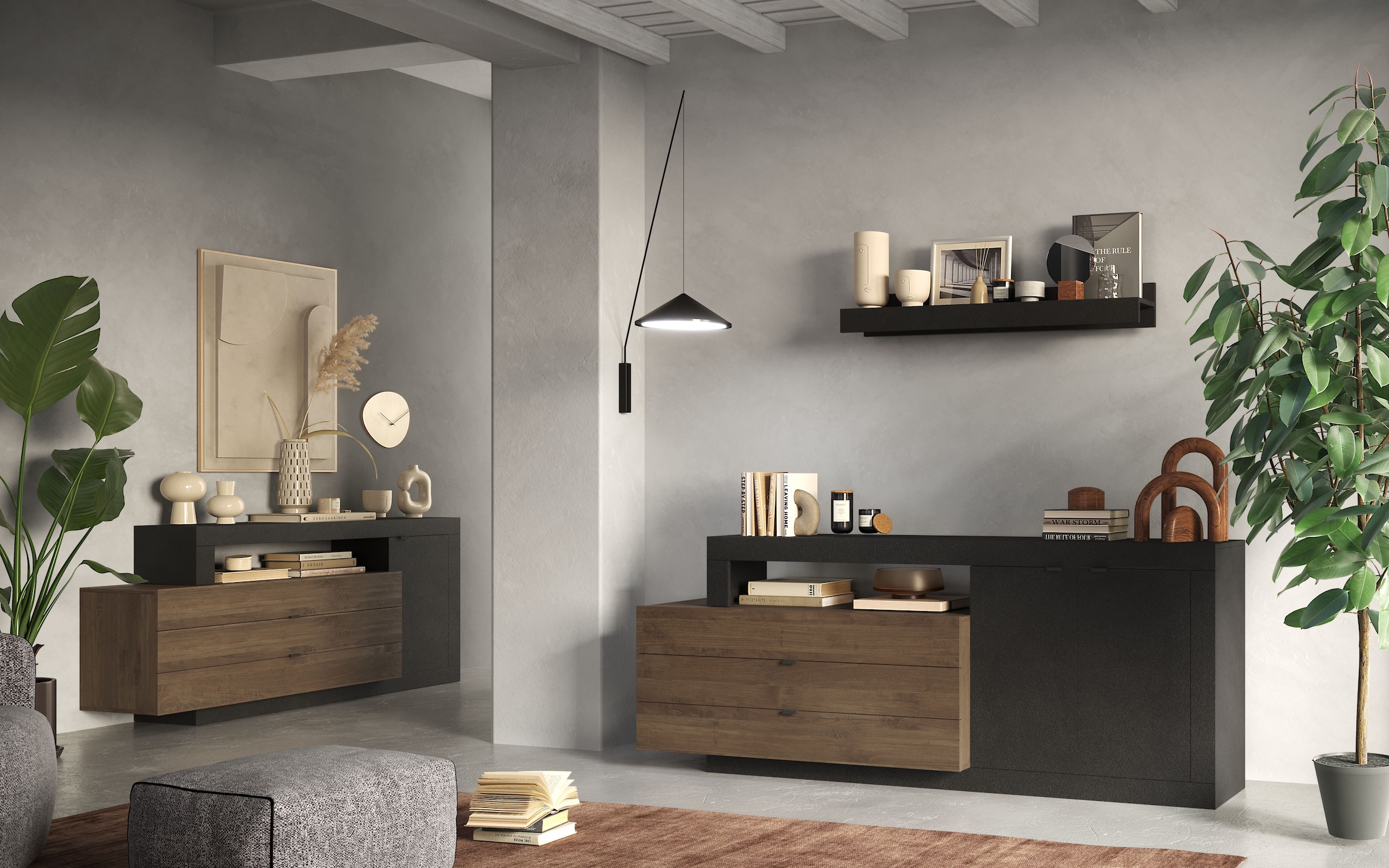 INOSIGN Sideboard »Freedom«, Breite 159 cm mit 1 Tür und 3 Schubkästen (in verschiedenen Farben)