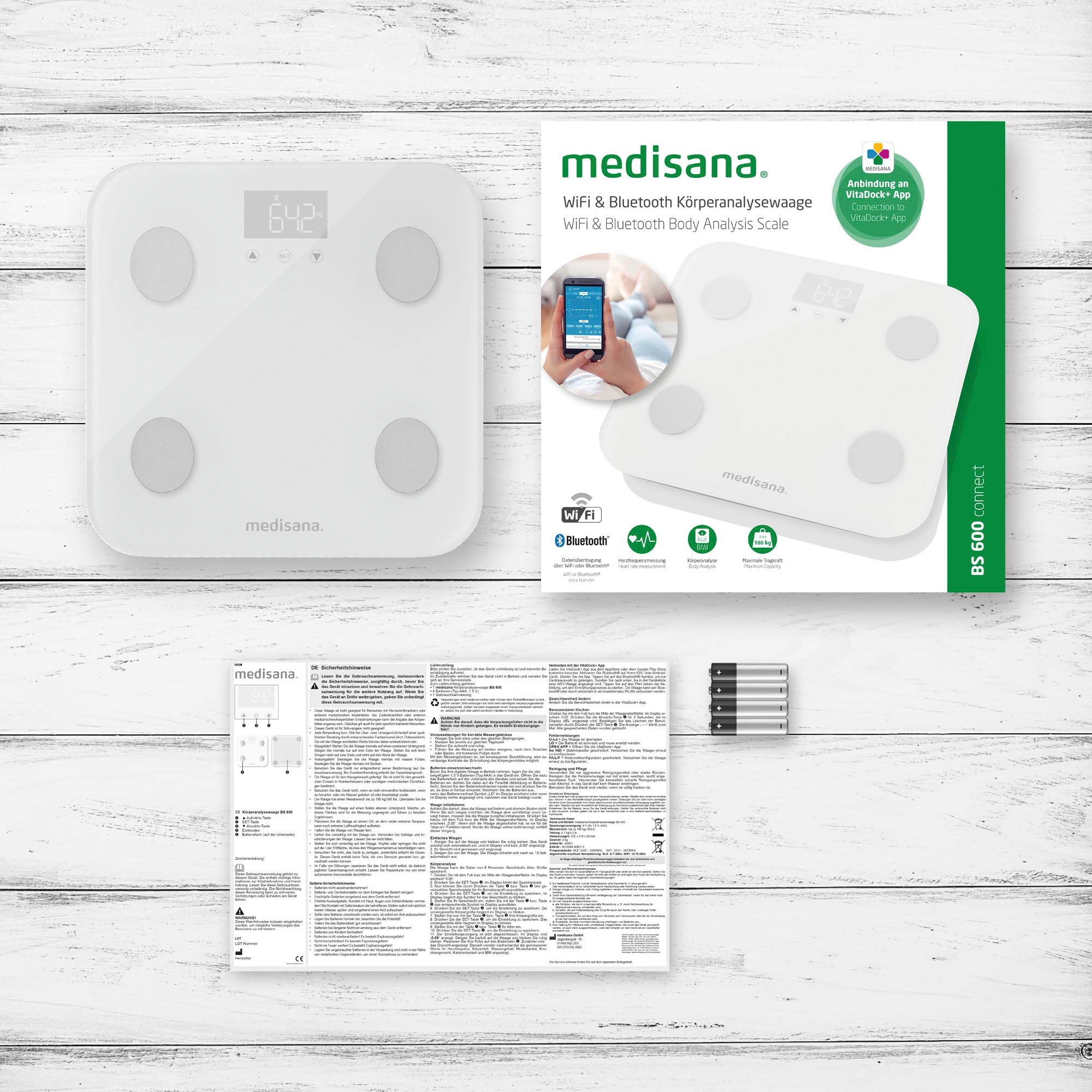 Medisana Körper-Analyse-Waage »BS600«