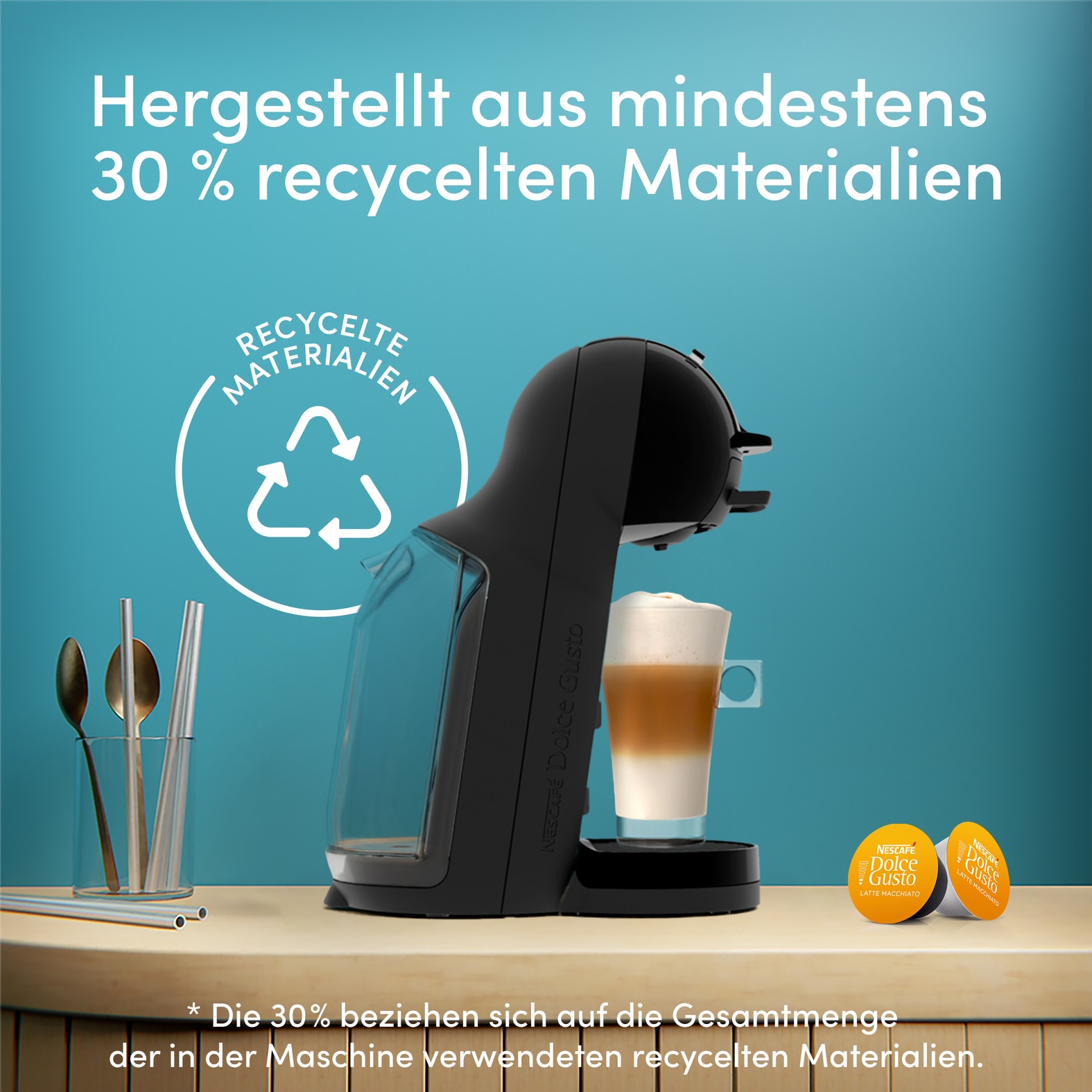 NESCAFÉ® Dolce Gusto® Kapsel-/Kaffeepadmaschine »Mini Me 2« kleine Größe, großer Geschmack, über 45 heiße und kalte Getränke