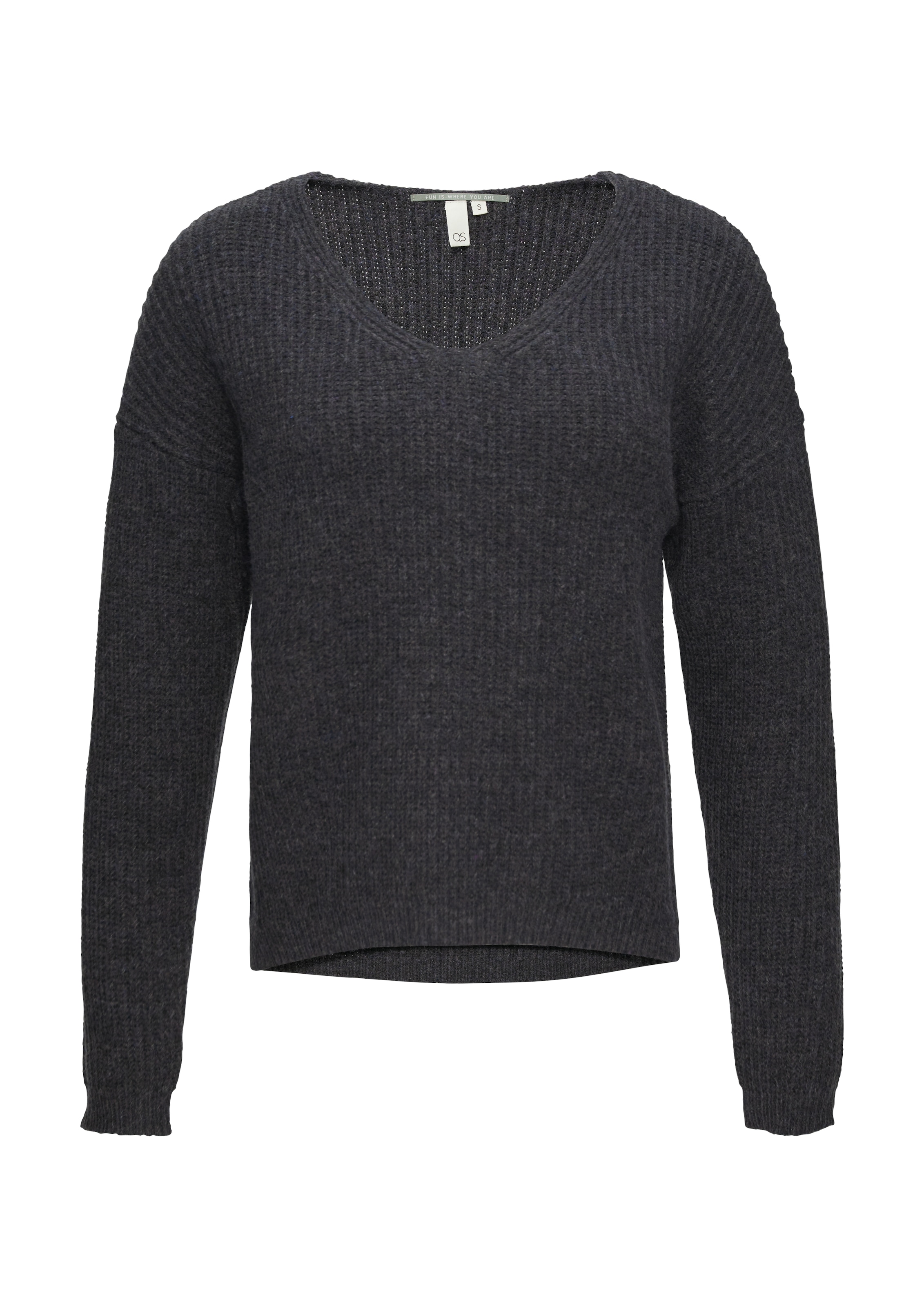 QS Strickpullover, in Melange Optik