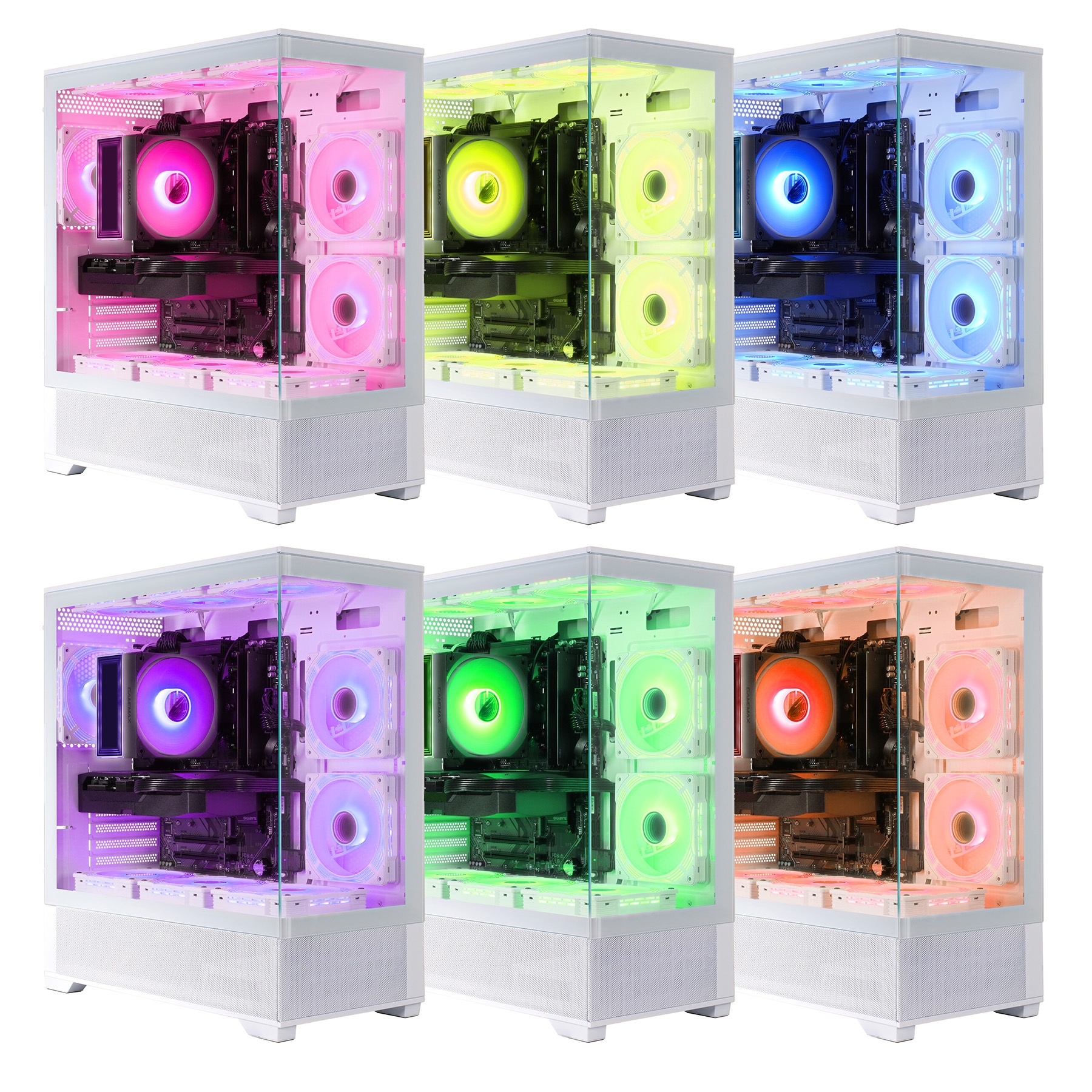 GAMEMAX Gaming-PC »Vista AW 8033 AMD Ryzen 5 9600X 16GB DDR5 1TB SSD RX 9070« Windows 11, DDR5 RAM