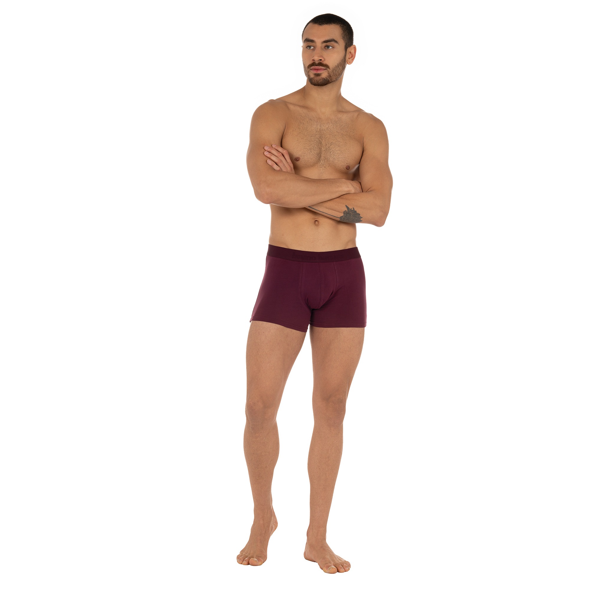 Bruno Banani Boxershorts »FLOWING«, (2er Pack), mit kontrastfarbenem Bündchen