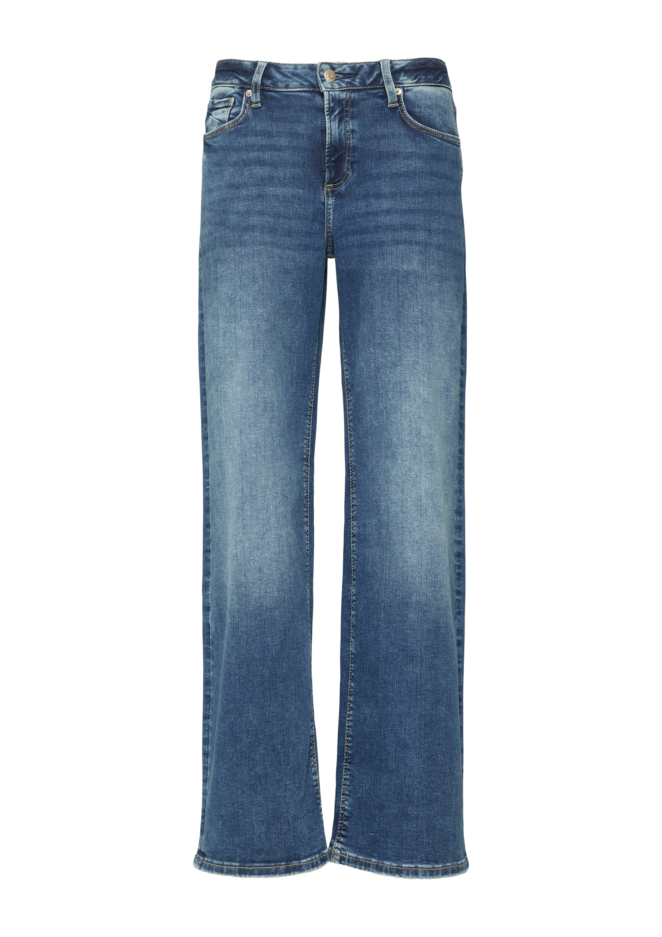 QS Slim-fit-Jeans, in blauer Waschung