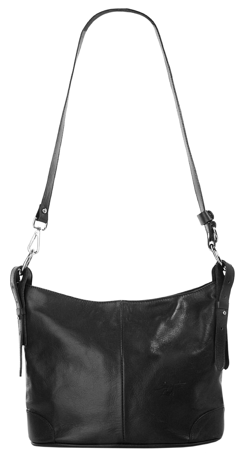 Samantha Look Umhängetasche echt Leder, Made in Italy