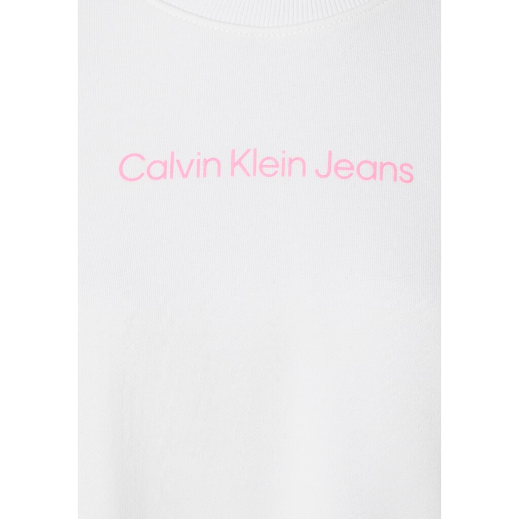 Calvin Klein Jeans Sweatshirt »SHRUNKEN INSTITUTIONAL CREW NECK«