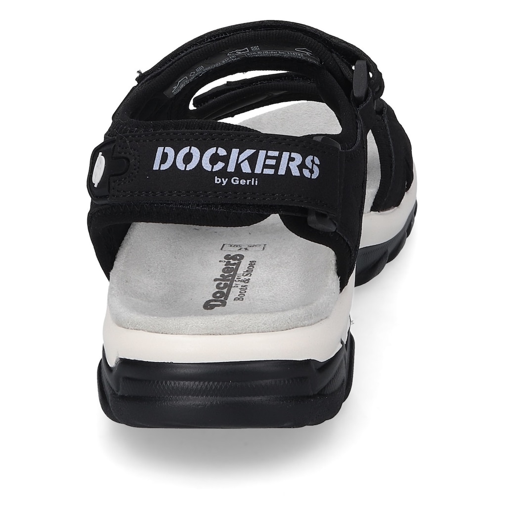 Dockers by Gerli Sandale, Trekking Sandale, Sommerschuh mit Klettverschluss