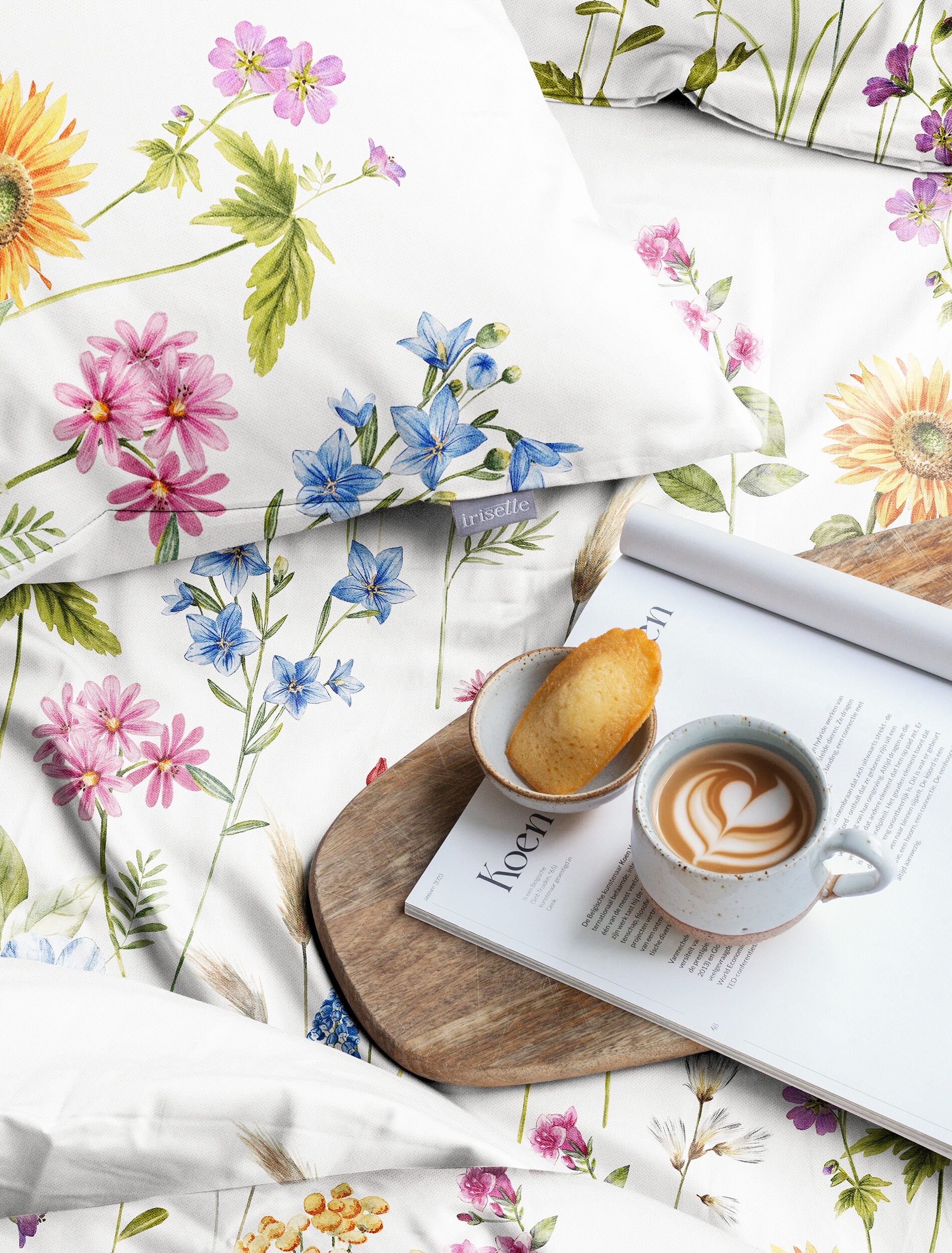 Irisette Bettwäsche »Wave 8698« 2 anschmiegsam und atmungsaktiv, Ganzjahresqualität