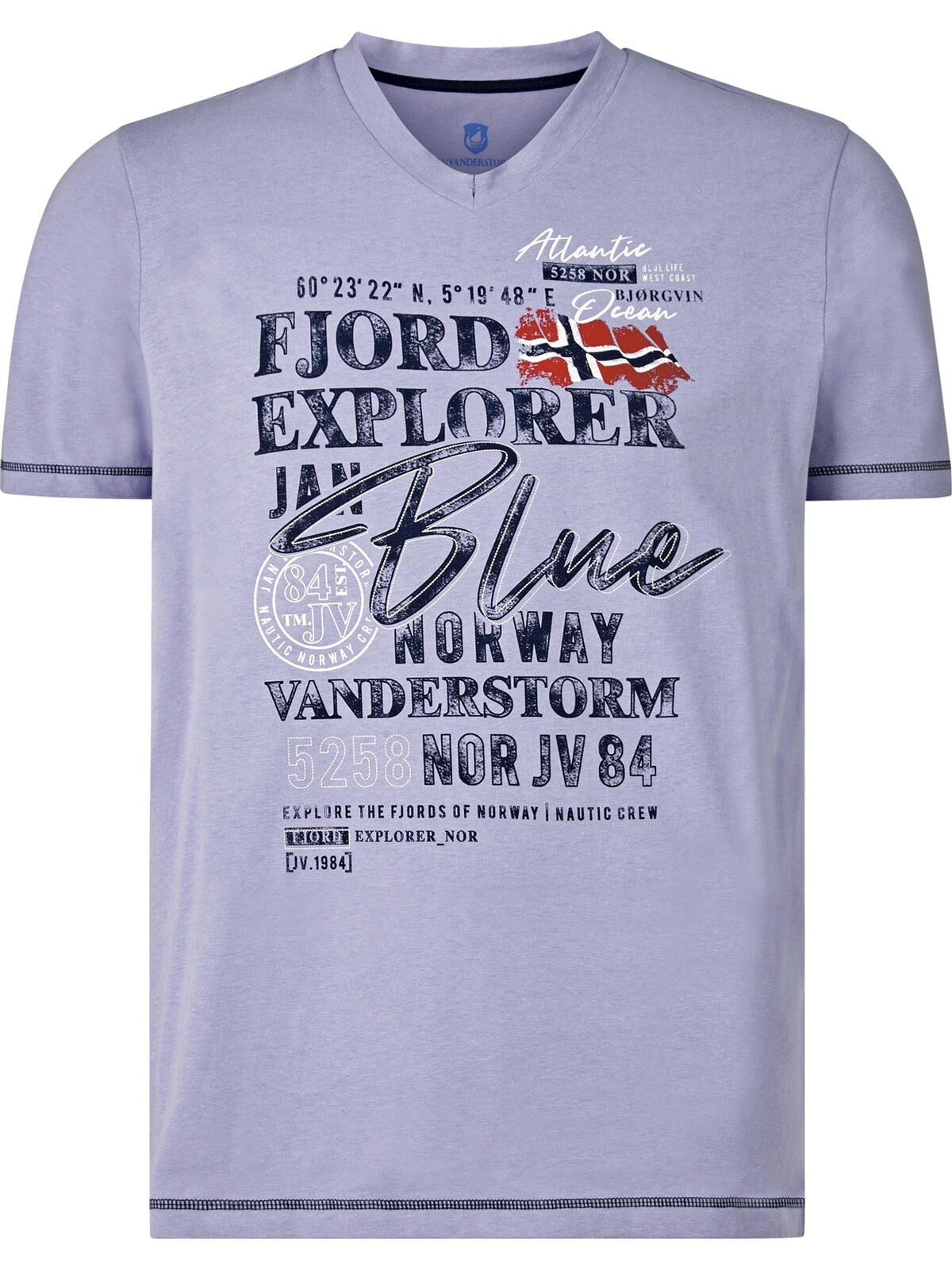Jan Vanderstorm T-Shirt »T-Shirt NORDGER«