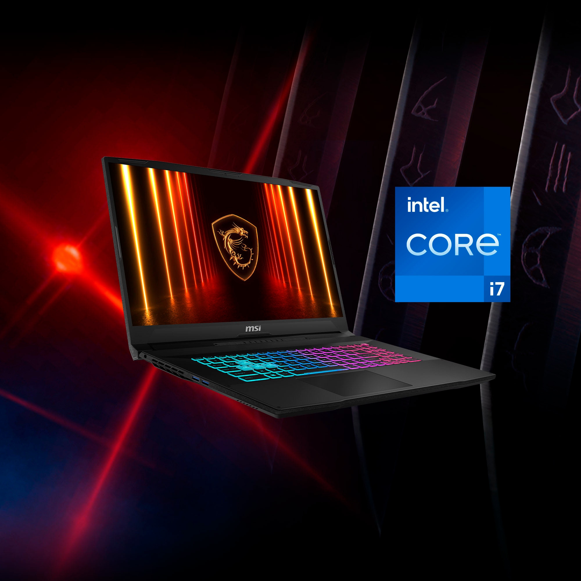 MSI Gaming-Notebook »Katana 17 HX B14WGK-062«, 43,9 cm, / 17,3 Zoll, Intel, Core i7, GeForce RTX 5070, 1000 GB SSD