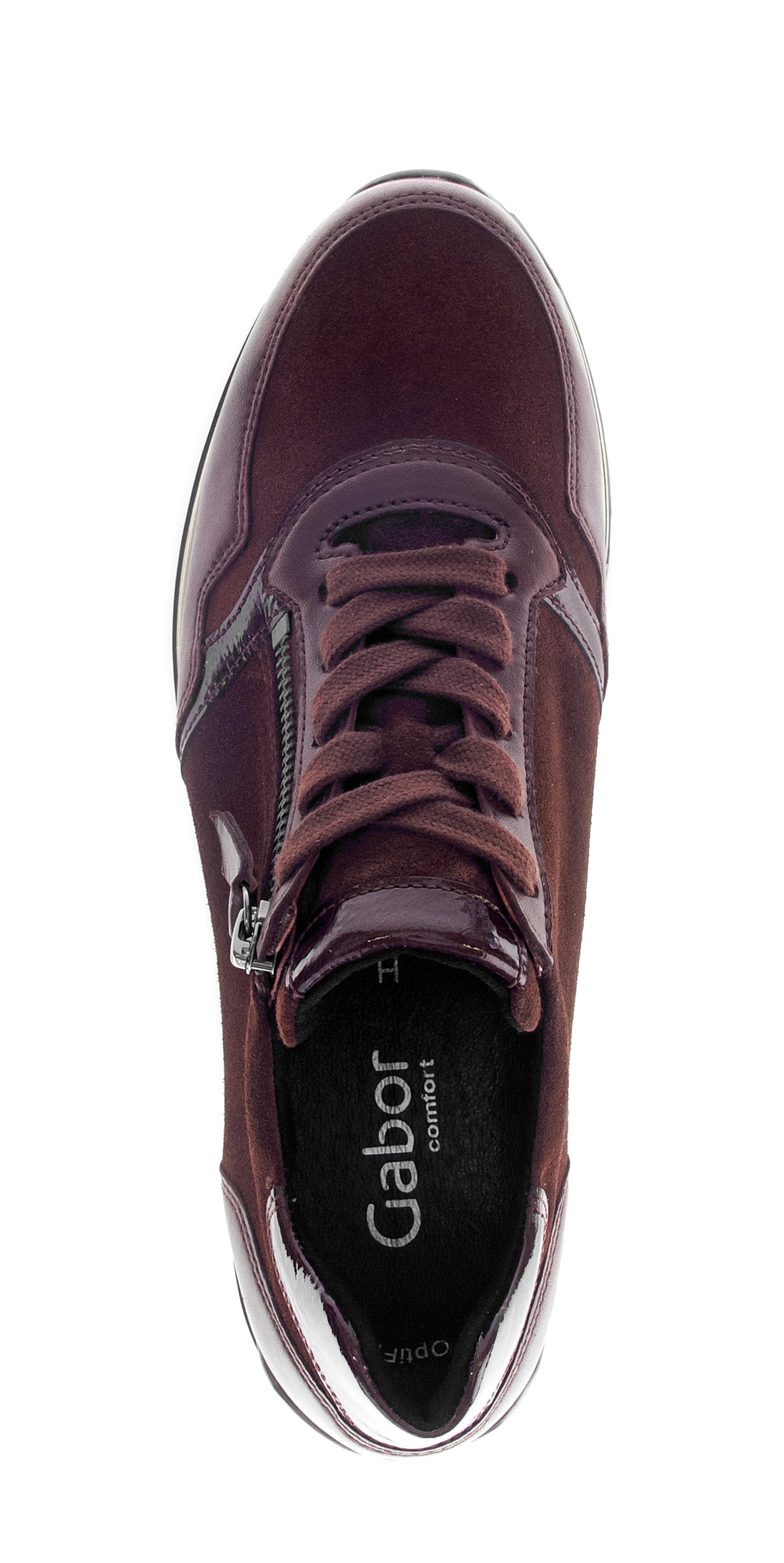 Gabor Plateausneaker »TIURIN«  , Schnürschuh, Halbschuh, Komfortschuh Weite H (= sehr weit)
