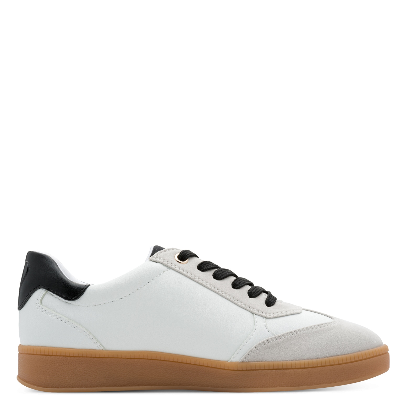 MARCO TOZZI Plateausneaker  , Freizeitschuh, Halbschuh, Schnürschuh mit Kontrastbesatz