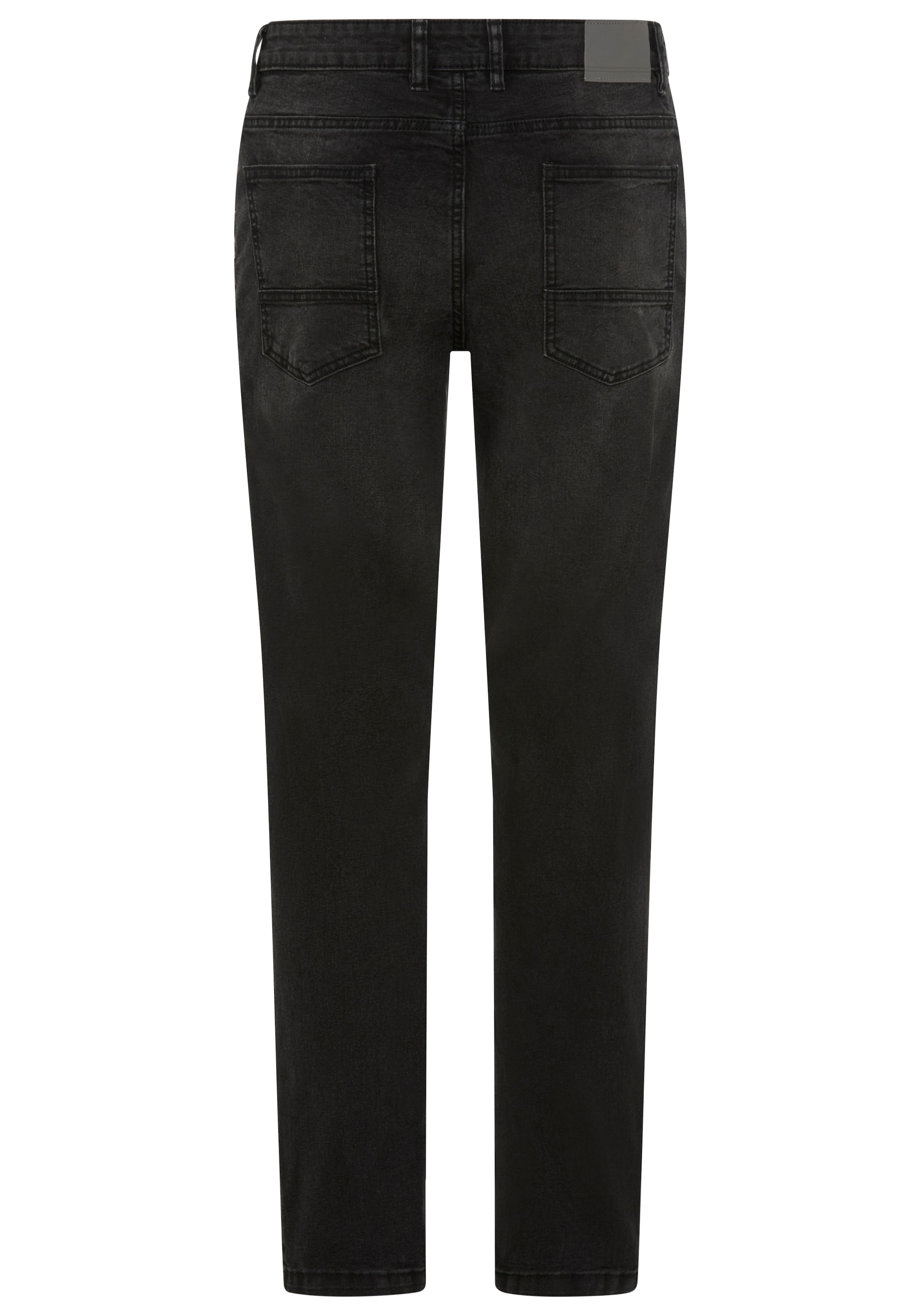 Arizona Straight-Jeans gerader Schnitt, normale Leibhöhe, mit Knopf- und Reißverschluss